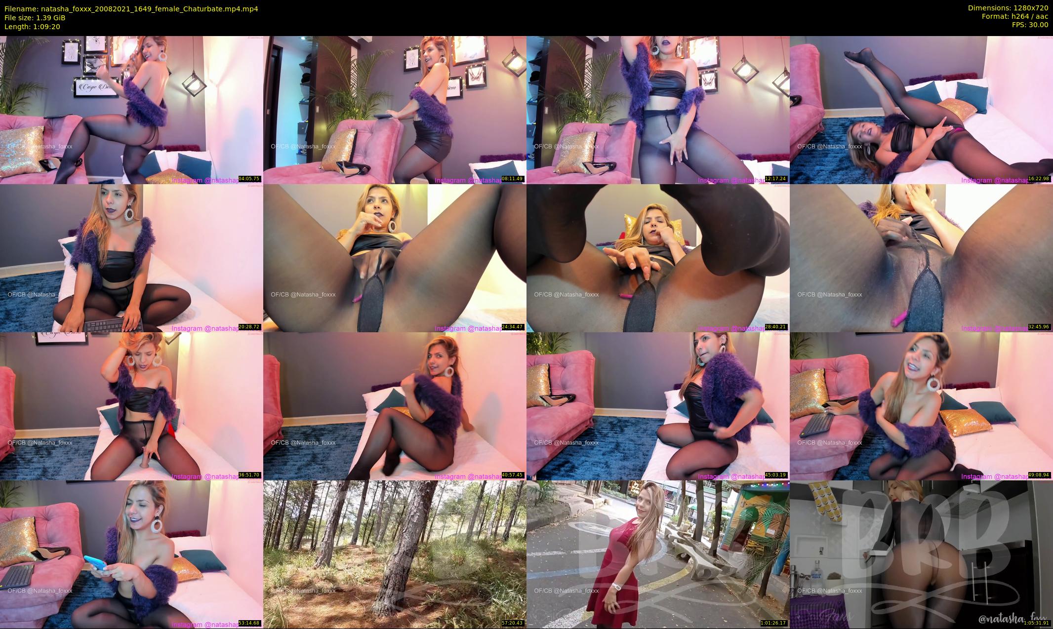 natasha_foxxx — 70 minute Chaturbate female cam show recording, 720p, Aug 20, 2021