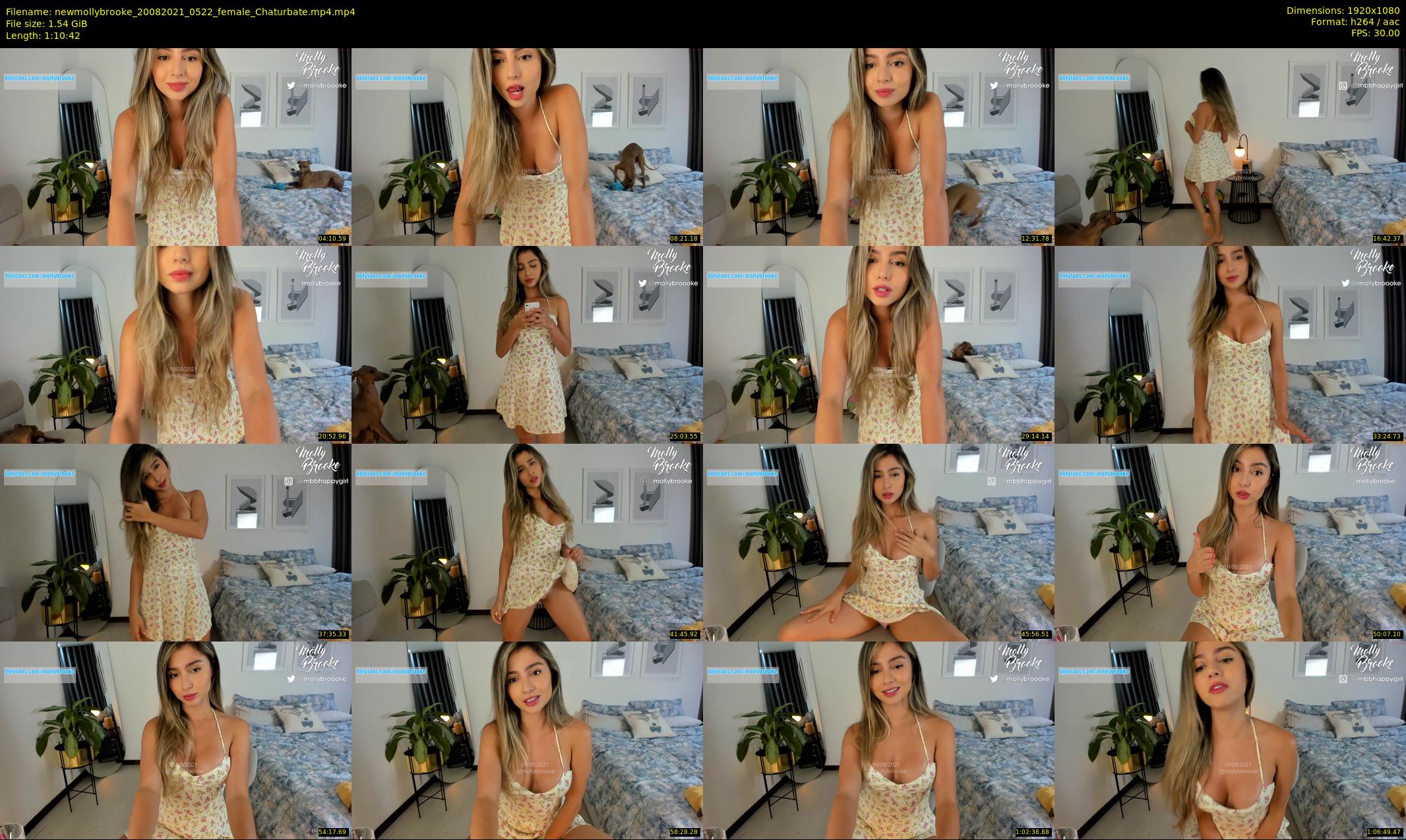 newmollybrooke — 71 minute Chaturbate female cam show recording, 1080p, Aug 20, 2021