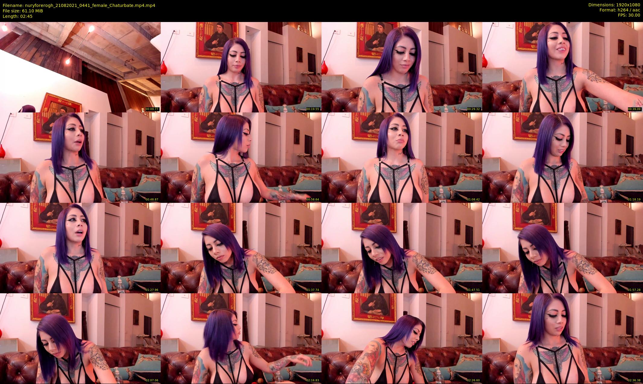 nuryforerogh — 3 minute Chaturbate female cam show recording, 1080p, Aug 21, 2021