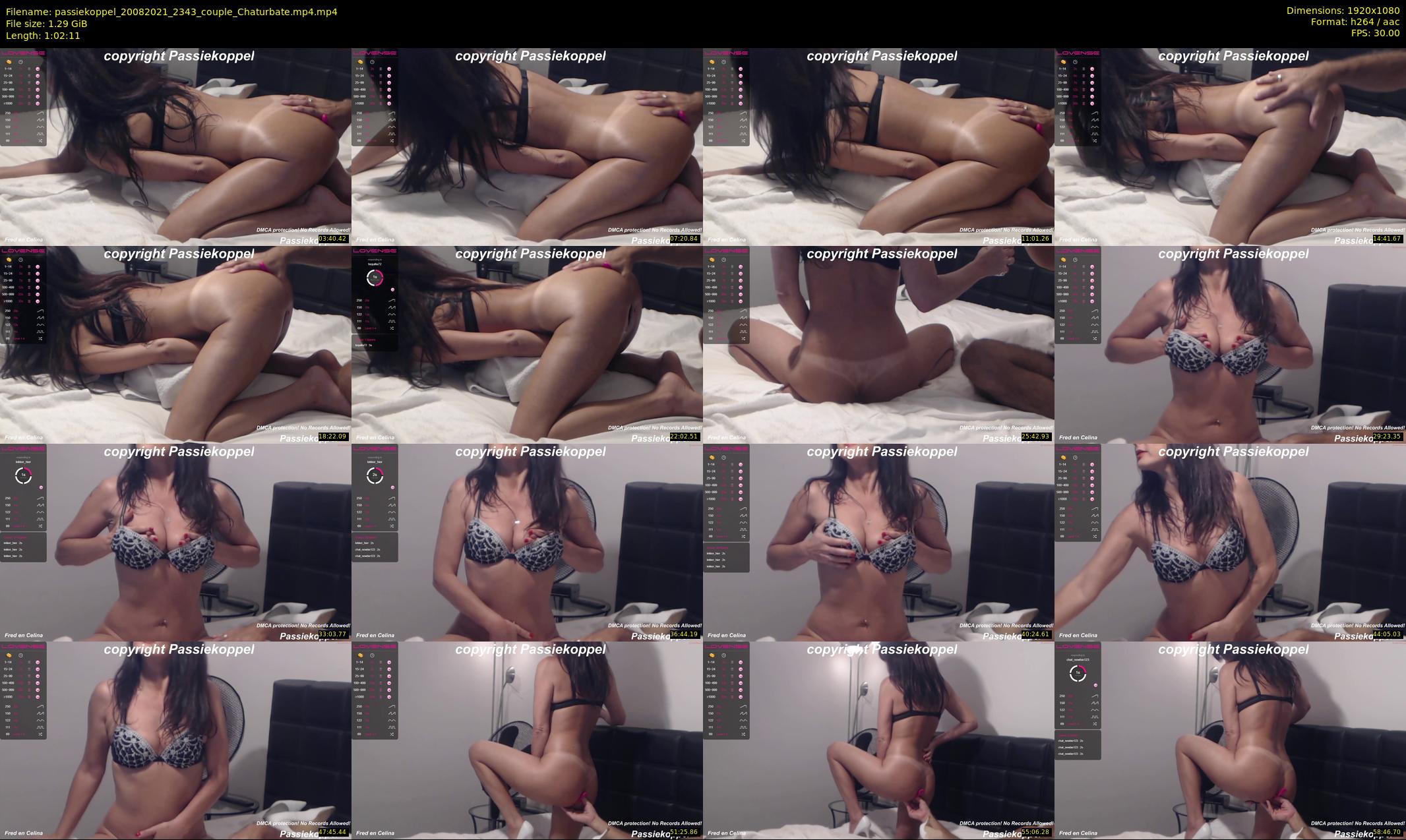 passiekoppel — 63 minute Chaturbate couple cam show recording, 1080p, Aug 20, 2021
