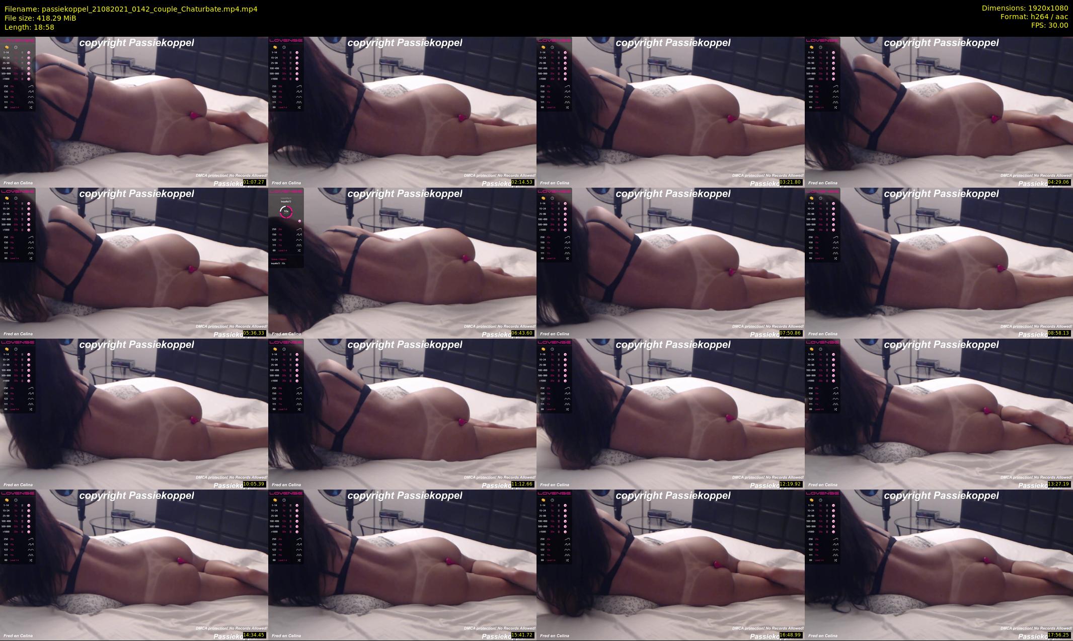 passiekoppel — 19 minute Chaturbate couple cam show recording, 1080p, Aug 21, 2021