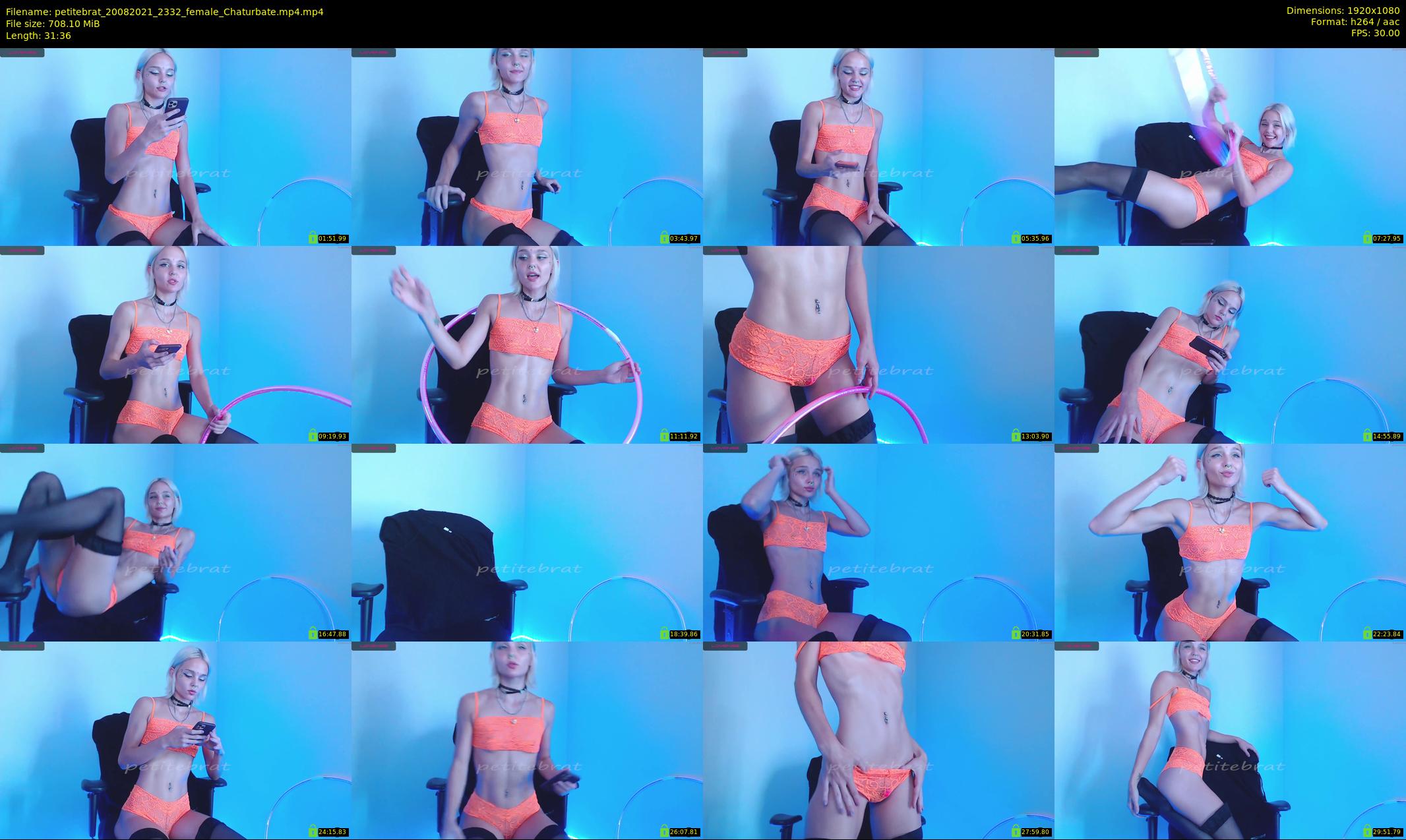 petitebrat — 32 minute Chaturbate female cam show recording, 1080p, Aug 20, 2021