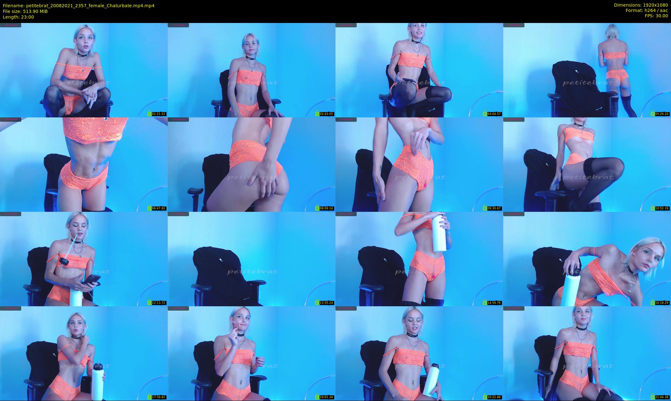 petitebrat — 23 minute Chaturbate female cam show recording, 1080p, Aug 20, 2021