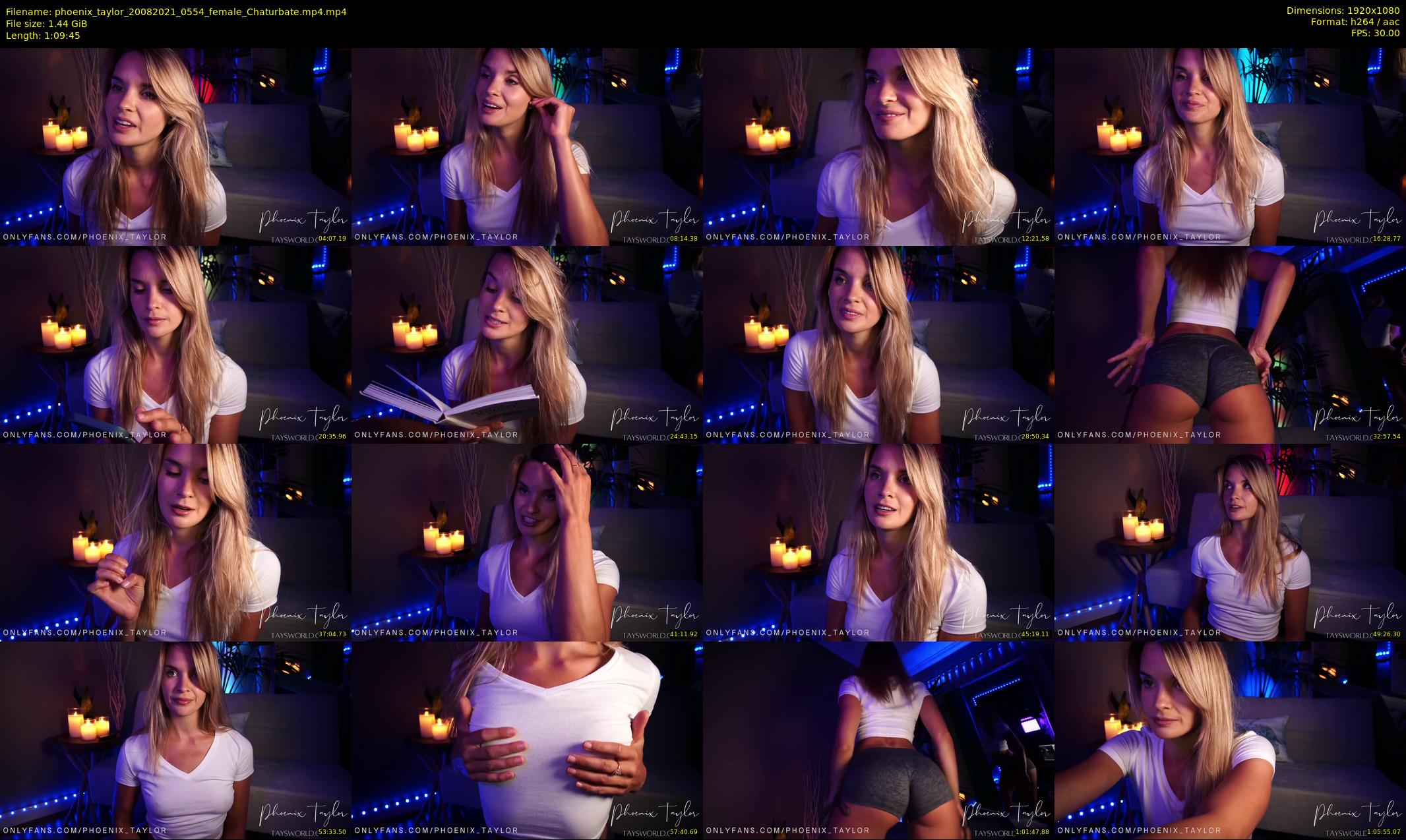 phoenix_taylor — 70 minute Chaturbate female cam show recording, 1080p, Aug 20, 2021
