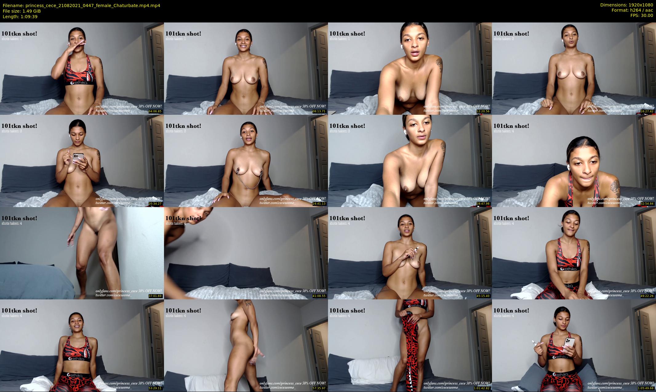 princess_cece — 70 minute Chaturbate female cam show recording, 1080p, Aug 21, 2021