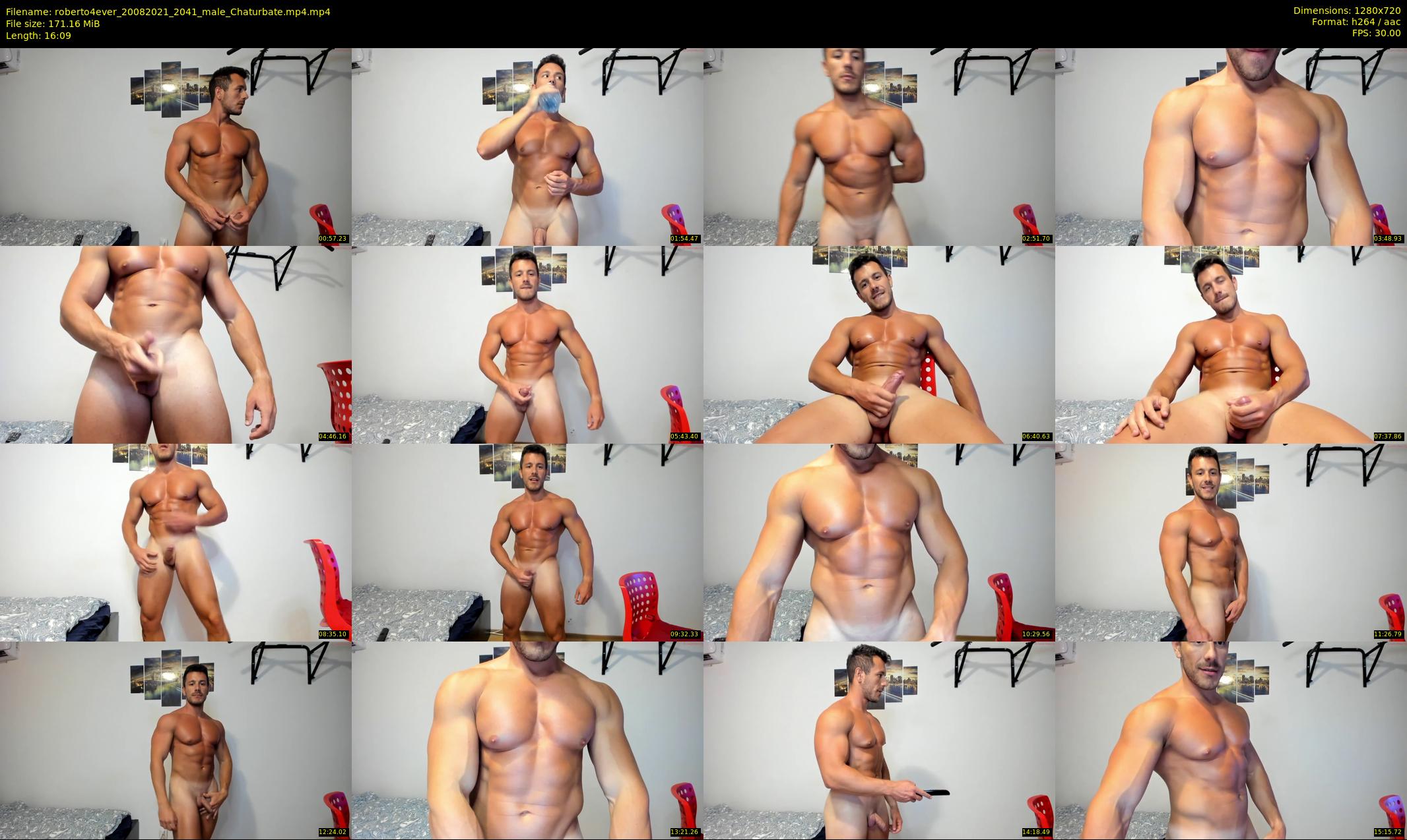 roberto4ever — 17 minute Chaturbate male cam show recording, 720p, Aug 20, 2021
