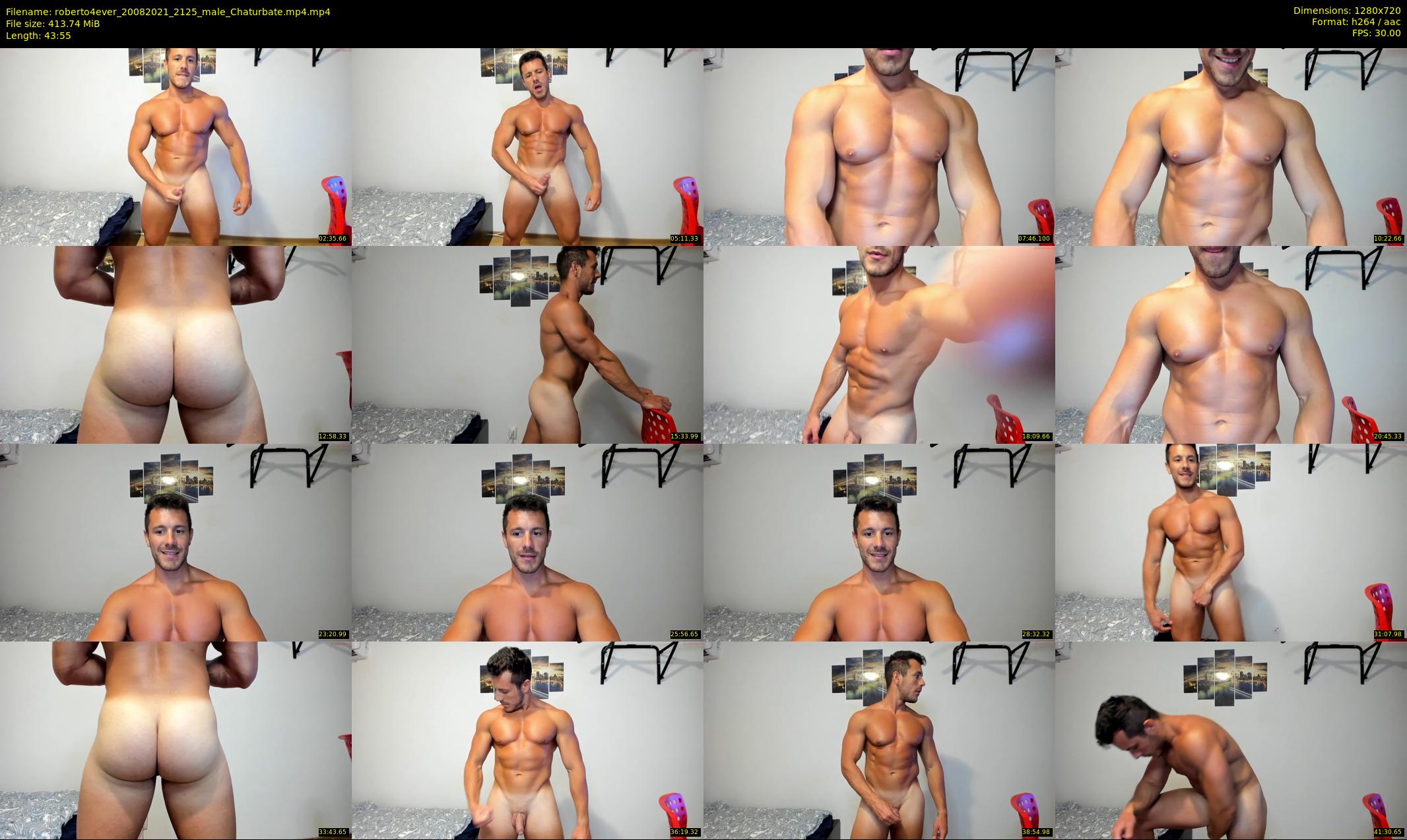 roberto4ever — 44 minute Chaturbate male cam show recording, 720p, Aug 20, 2021