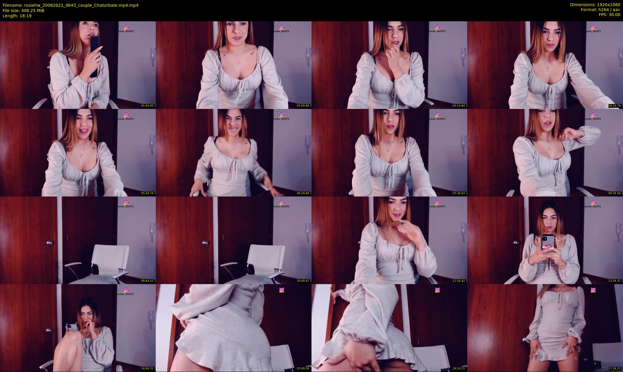 rosiehw — 19 minute Chaturbate couple cam show recording, 1080p, Aug 20, 2021