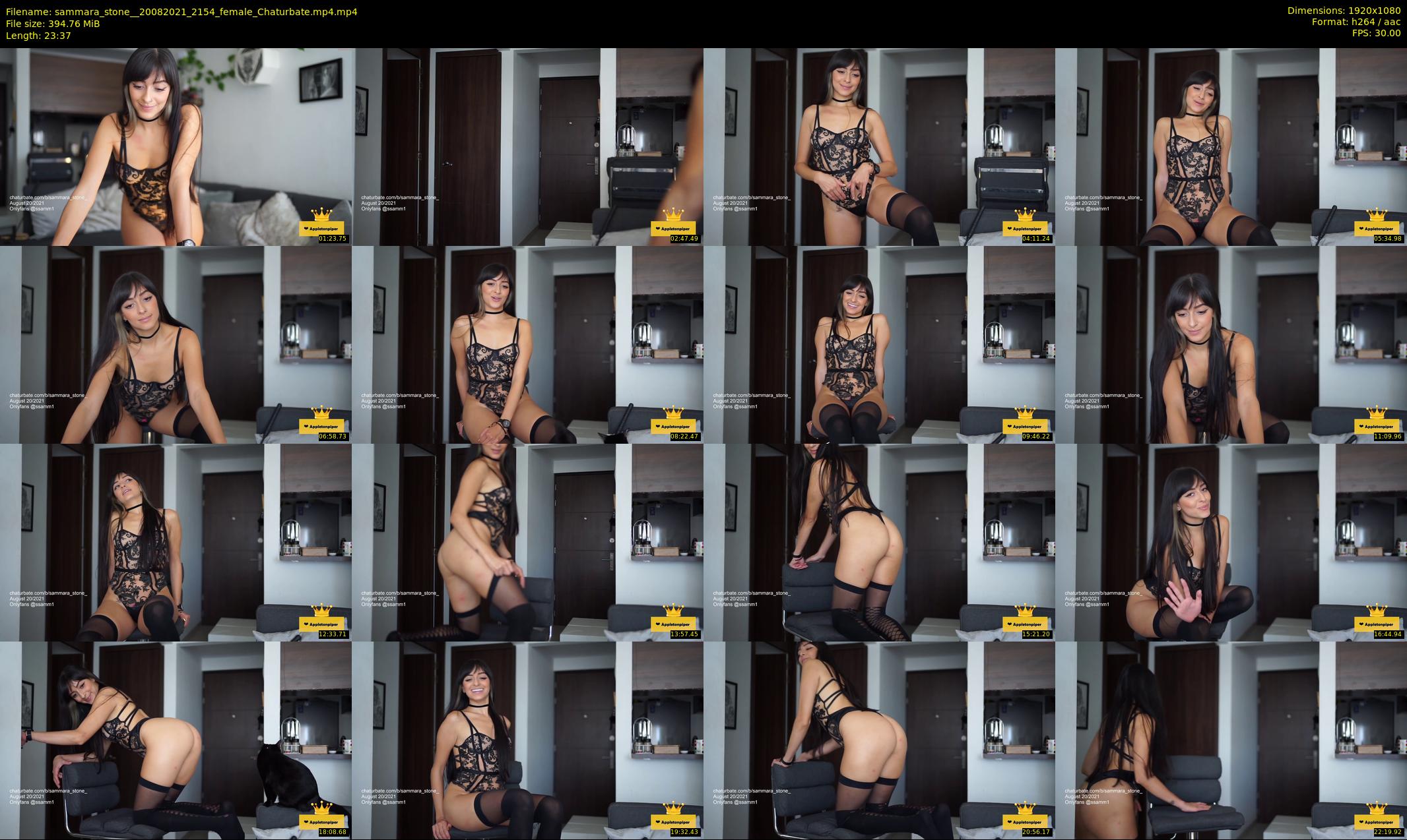sammara_stone_ — 24 minute Chaturbate female cam show recording, 1080p, Aug 20, 2021
