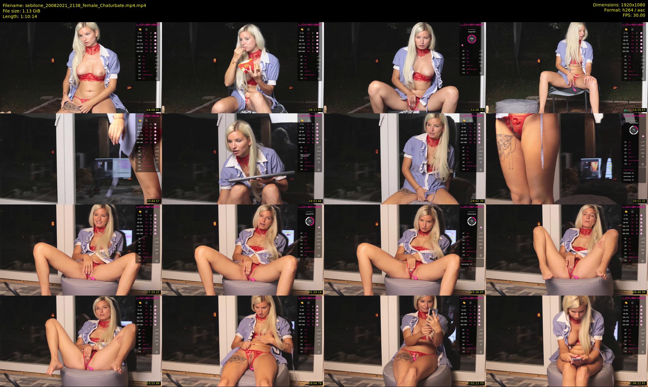 sebilone — 71 minute Chaturbate couple cam show recording, 1080p, Aug 20, 2021