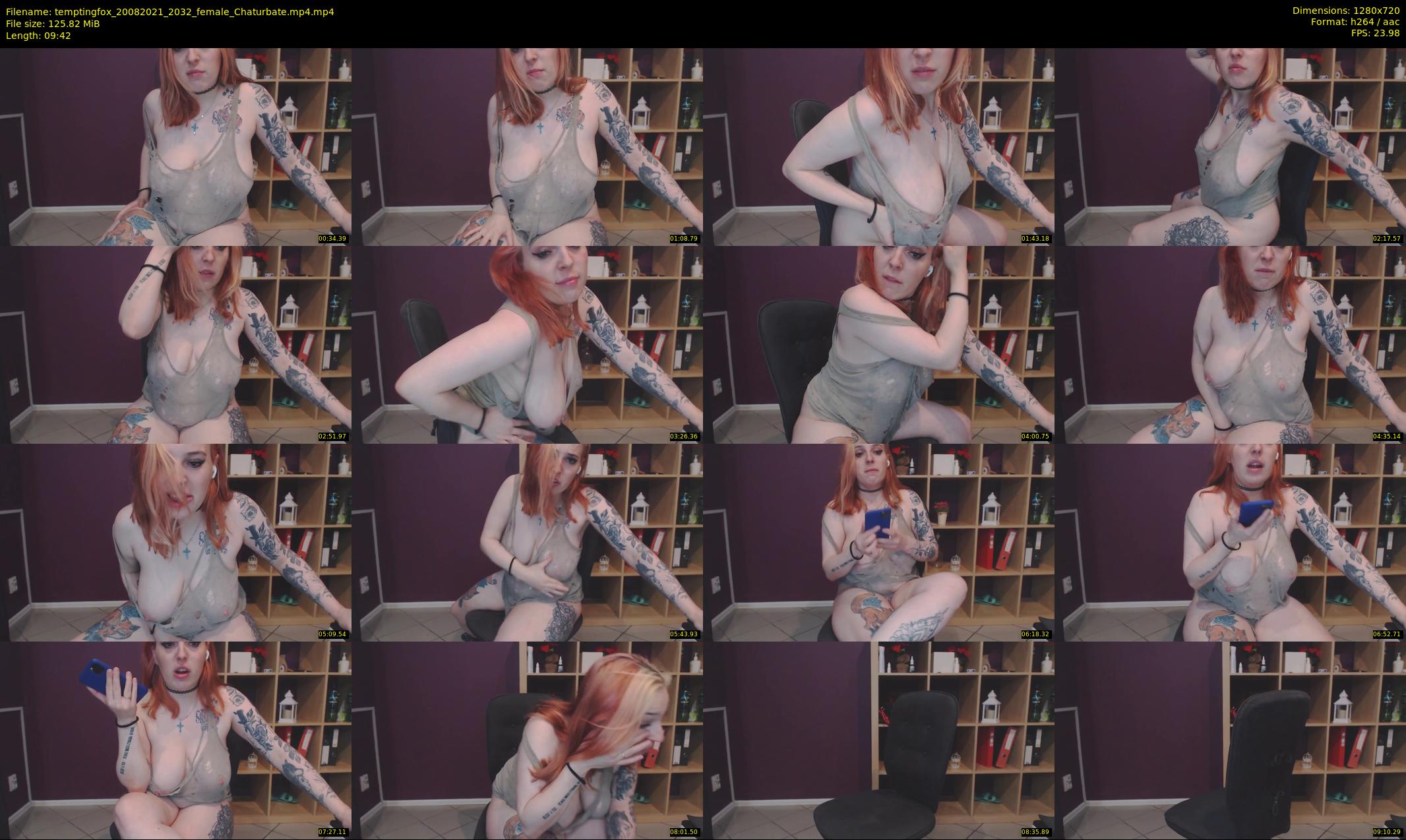 temptingfox — 10 minute Chaturbate female cam show recording, 720p, Aug 20, 2021