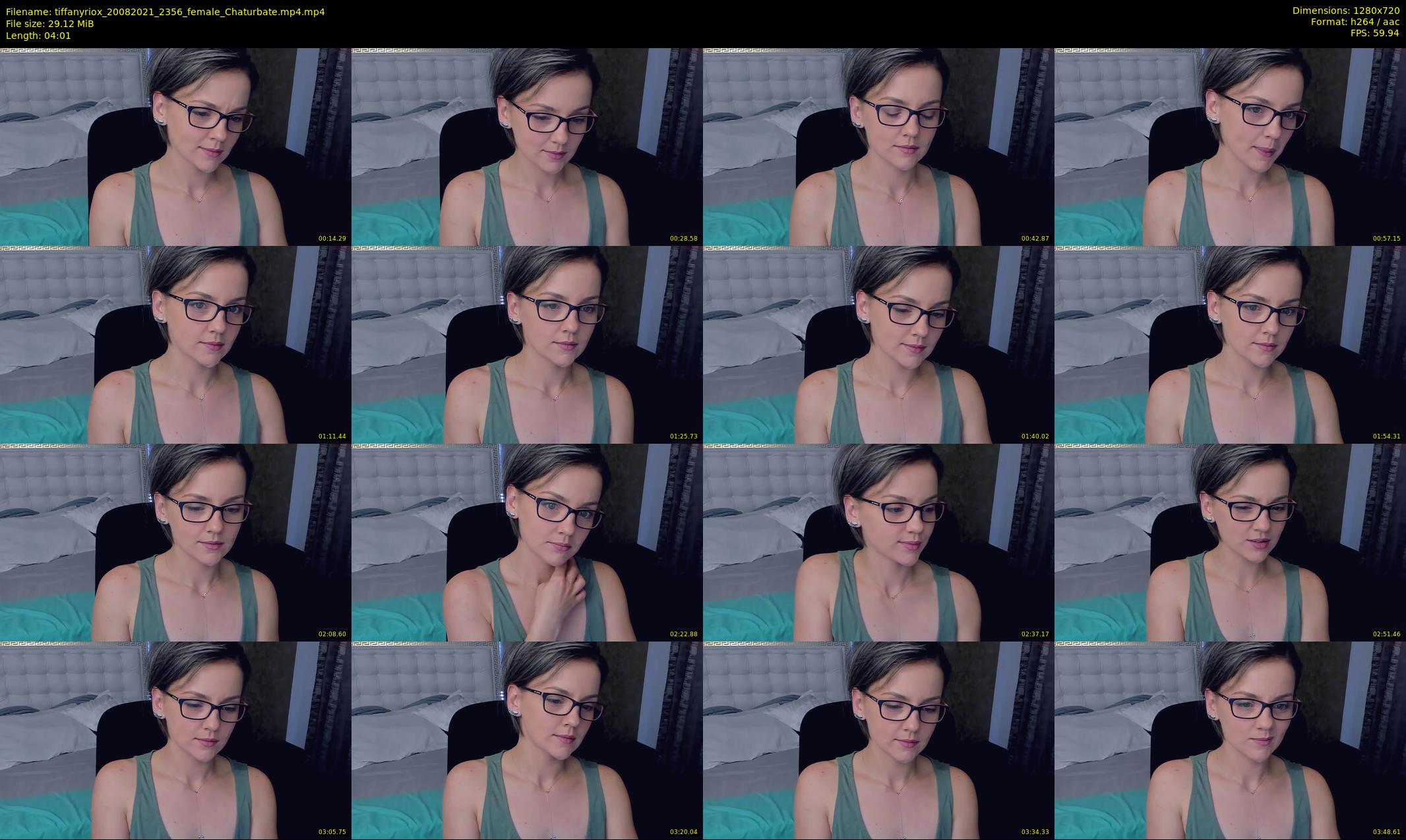 tiffanyriox — 5 minute Chaturbate female cam show recording, 720p, Aug 20, 2021
