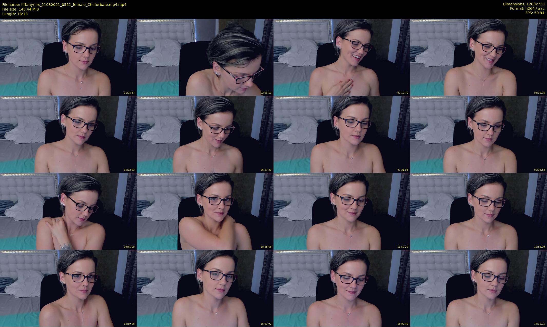 tiffanyriox — 19 minute Chaturbate female cam show recording, 720p, Aug 21, 2021
