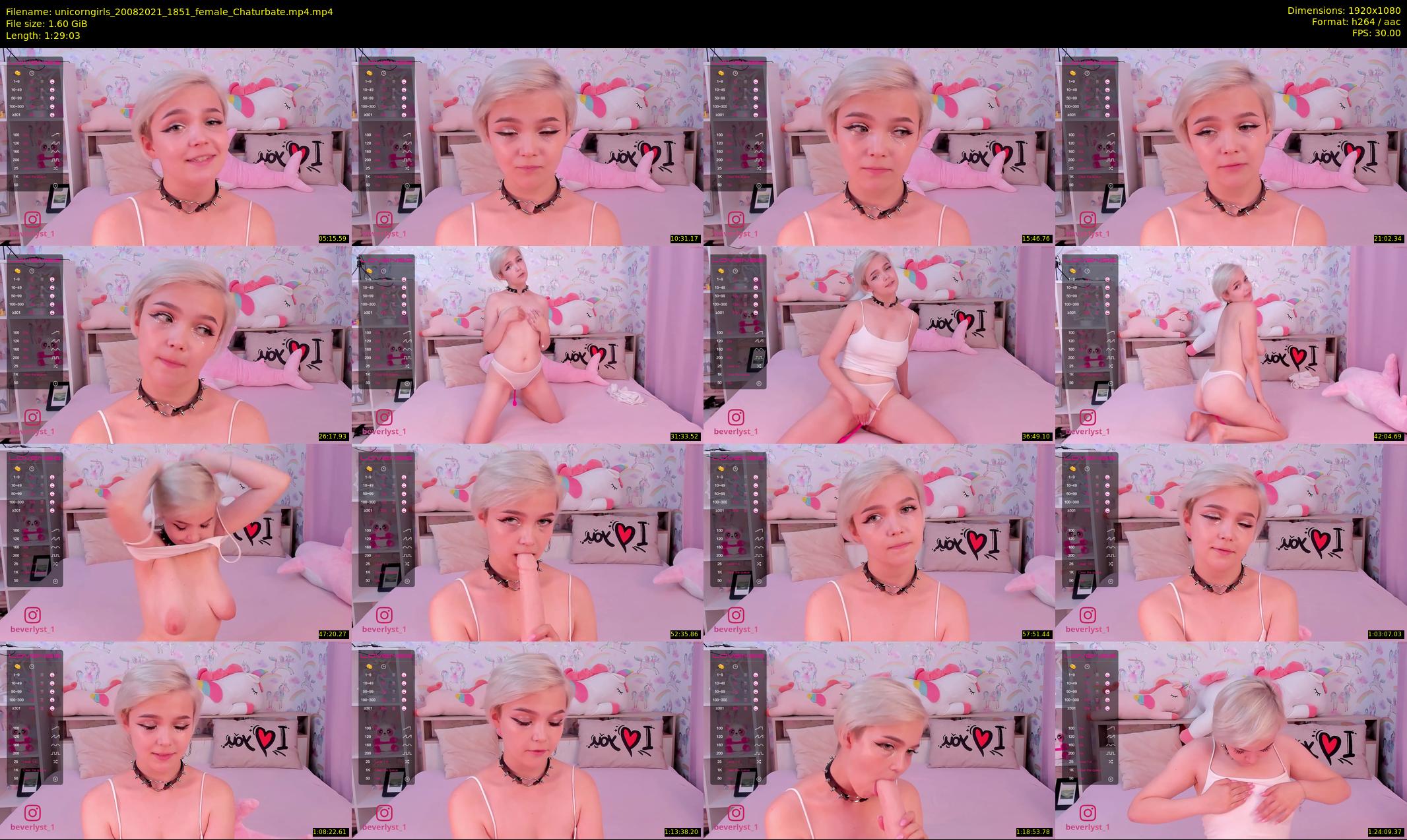unicorngirls — 90 minute Chaturbate couple cam show recording, 1080p, Aug 20, 2021