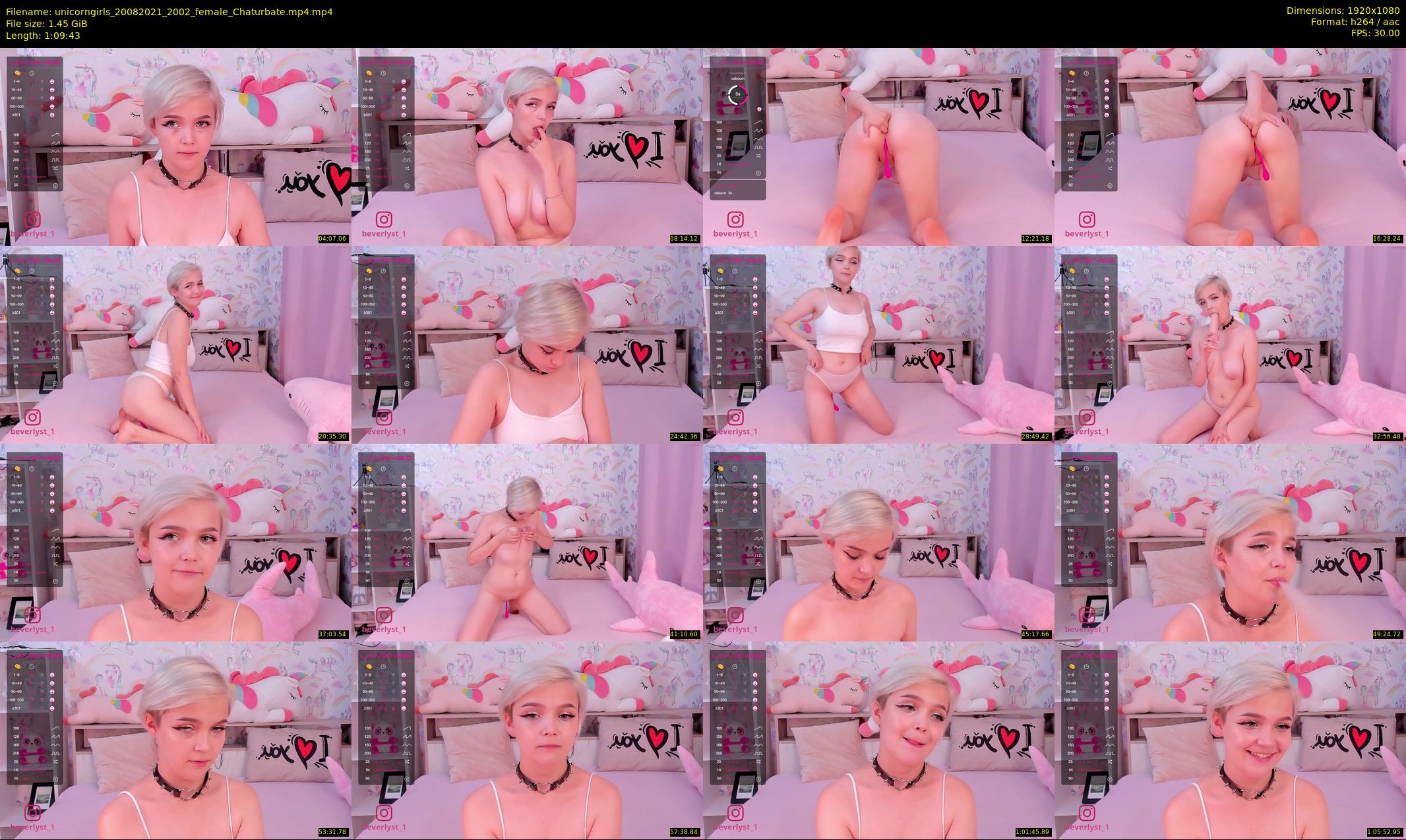 unicorngirls — 70 minute Chaturbate couple cam show recording, 1080p, Aug 20, 2021