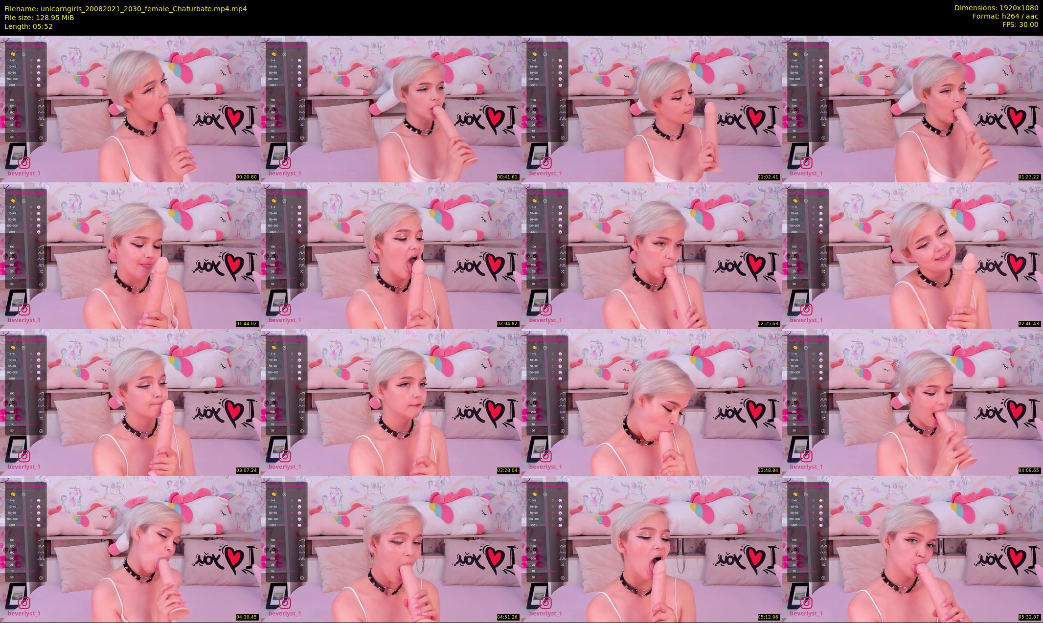unicorngirls — 6 minute Chaturbate couple cam show recording, 1080p, Aug 20, 2021