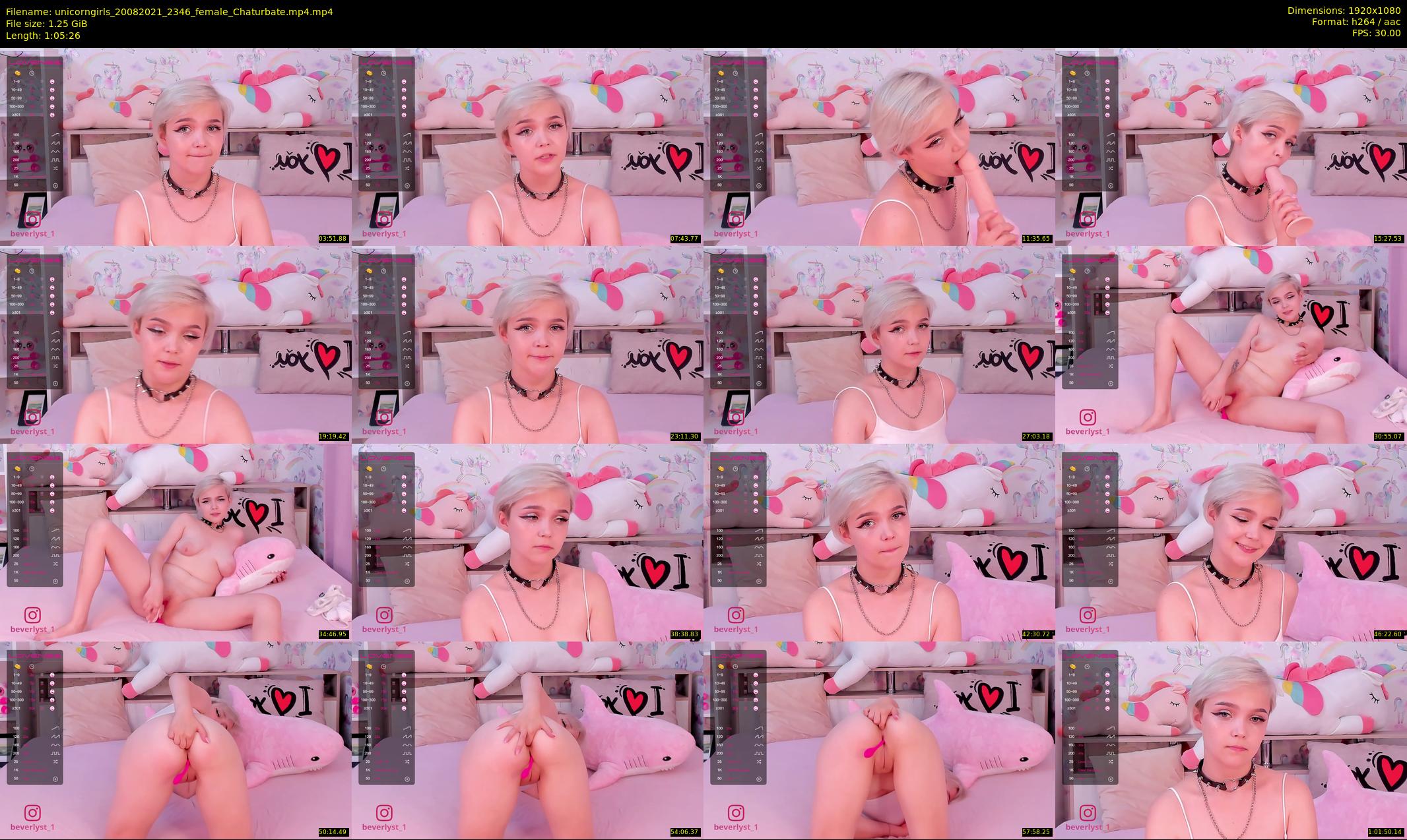 unicorngirls — 66 minute Chaturbate couple cam show recording, 1080p, Aug 20, 2021