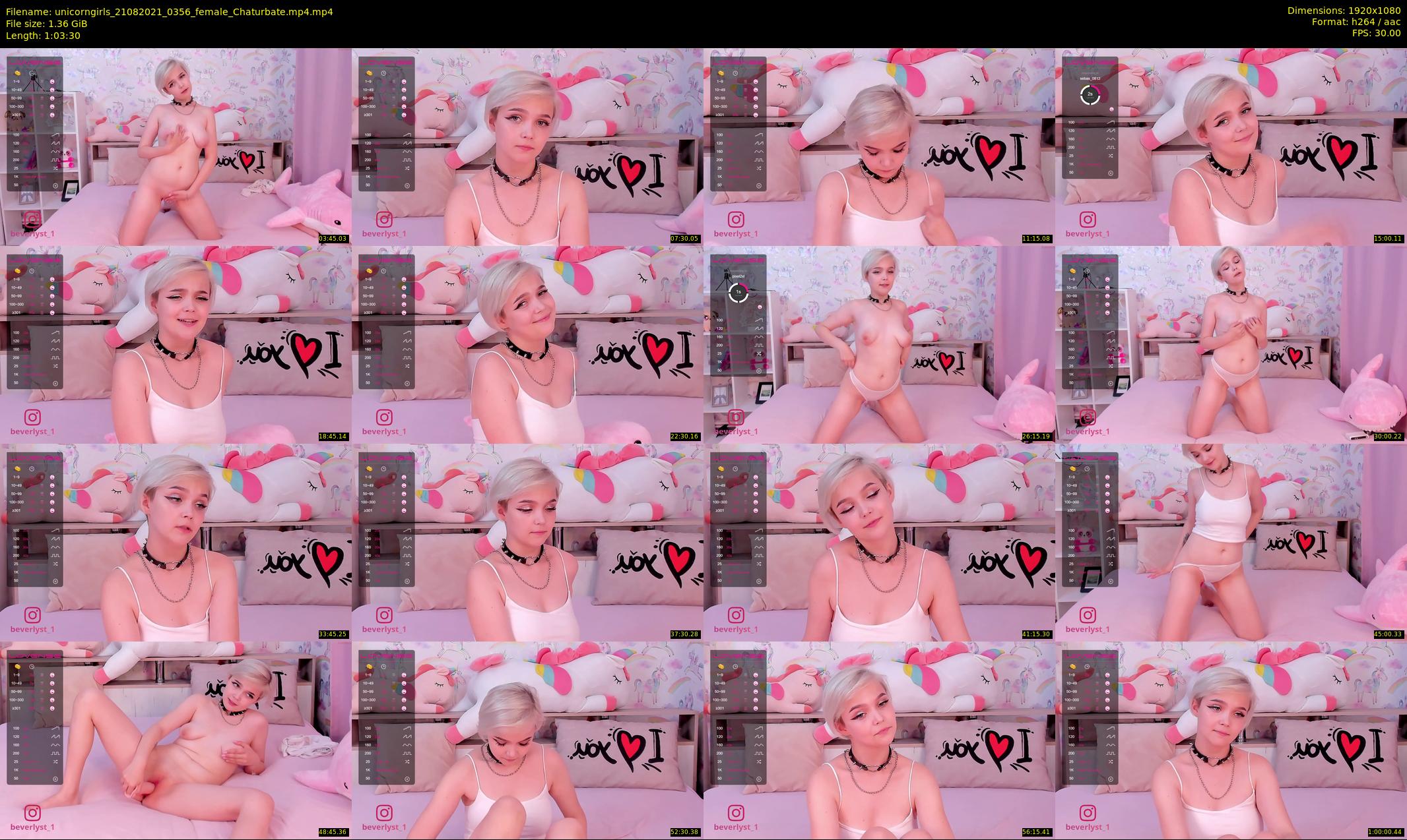 unicorngirls — 64 minute Chaturbate couple cam show recording, 1080p, Aug 21, 2021