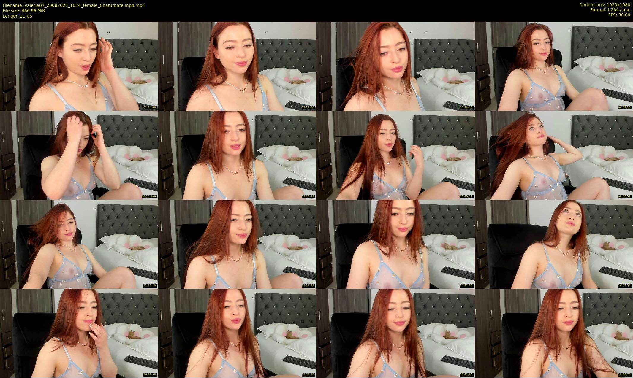 valerie07 — 22 minute Chaturbate female cam show recording, 1080p, Aug 20, 2021
