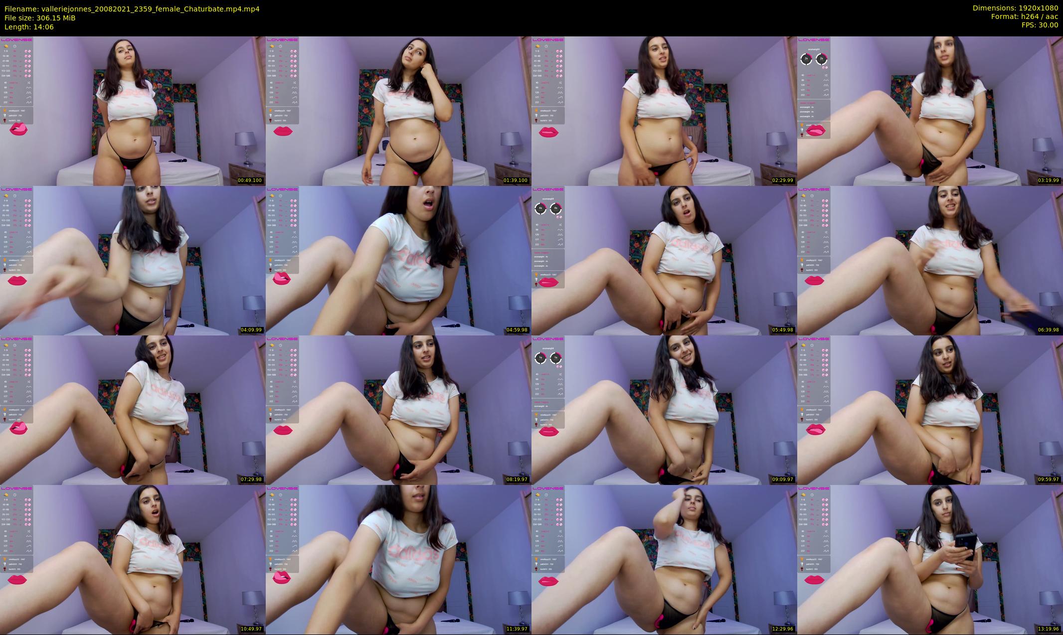 valleriejonnes — 15 minute Chaturbate female cam show recording, 1080p, Aug 20, 2021
