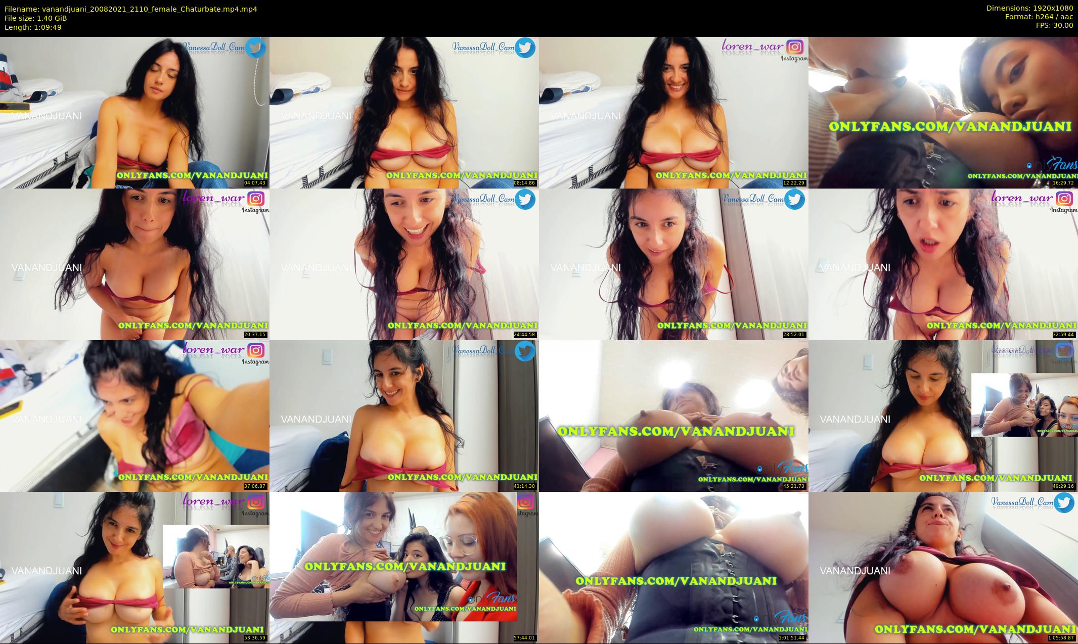 vanandjuani — 70 minute Chaturbate female cam show recording, 1080p, Aug 20, 2021