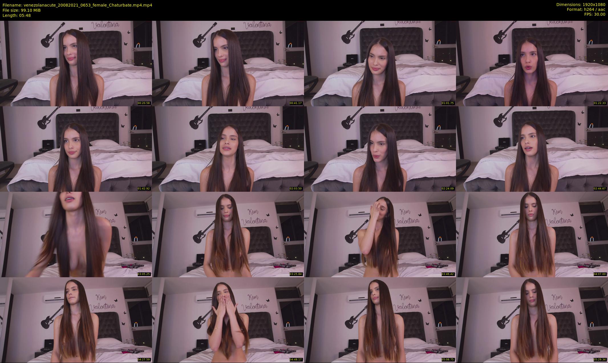 venezolanacute — 6 minute Chaturbate female cam show recording, 1080p, Aug 20, 2021