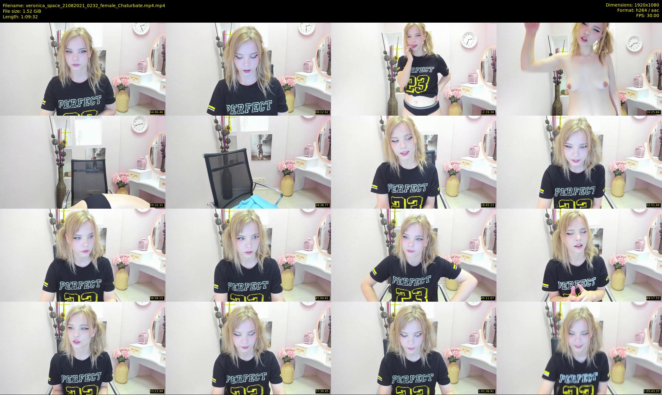 veronica_space — 70 minute Chaturbate female cam show recording, 1080p, Aug 21, 2021
