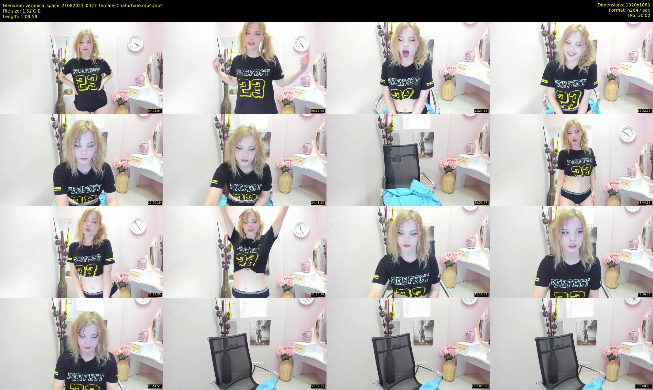 veronica_space — 70 minute Chaturbate female cam show recording, 1080p, Aug 21, 2021