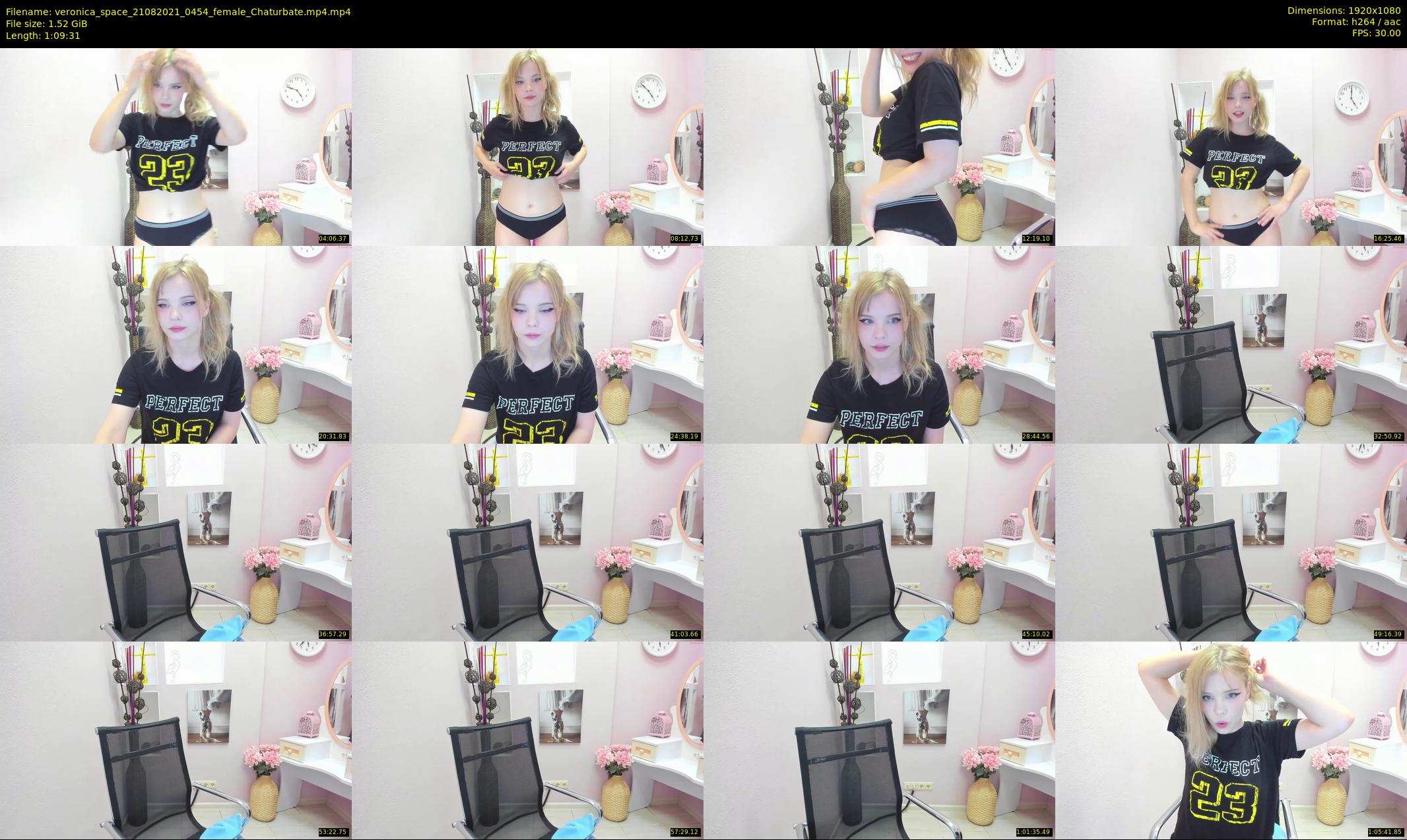 veronica_space — 70 minute Chaturbate female cam show recording, 1080p, Aug 21, 2021