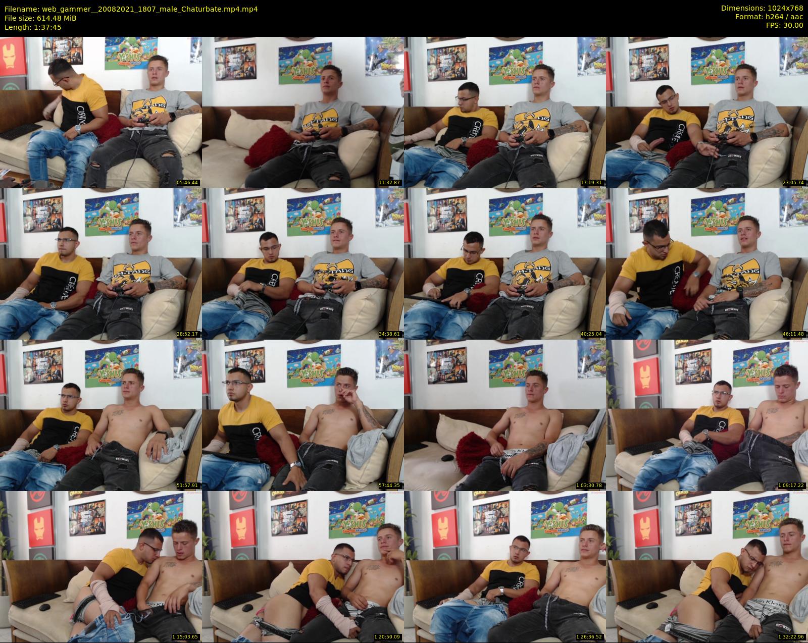 web_gammer_ — 98 minute Chaturbate male cam show recording, 720p, Aug 20, 2021