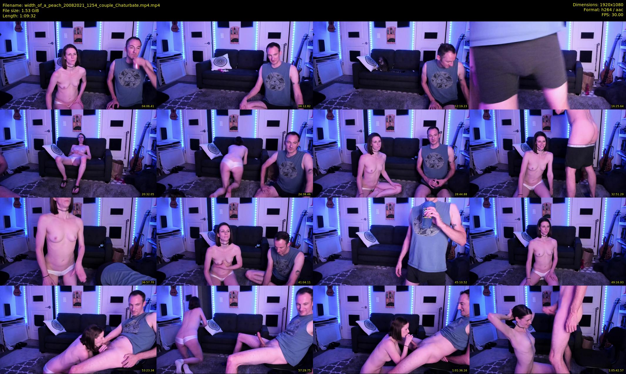 width_of_a_peach — 70 minute Chaturbate couple cam show recording, 1080p, Aug 20, 2021