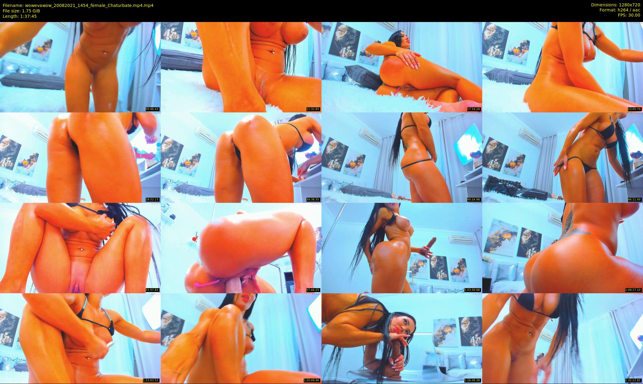 wowevawow — 98 minute Chaturbate female cam show recording, 720p, Aug 20, 2021