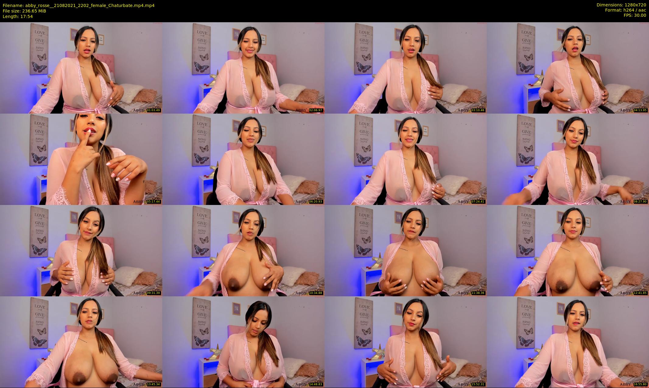 abby_rosse_ — 18 minute Chaturbate female cam show recording, 720p, Aug 21, 2021