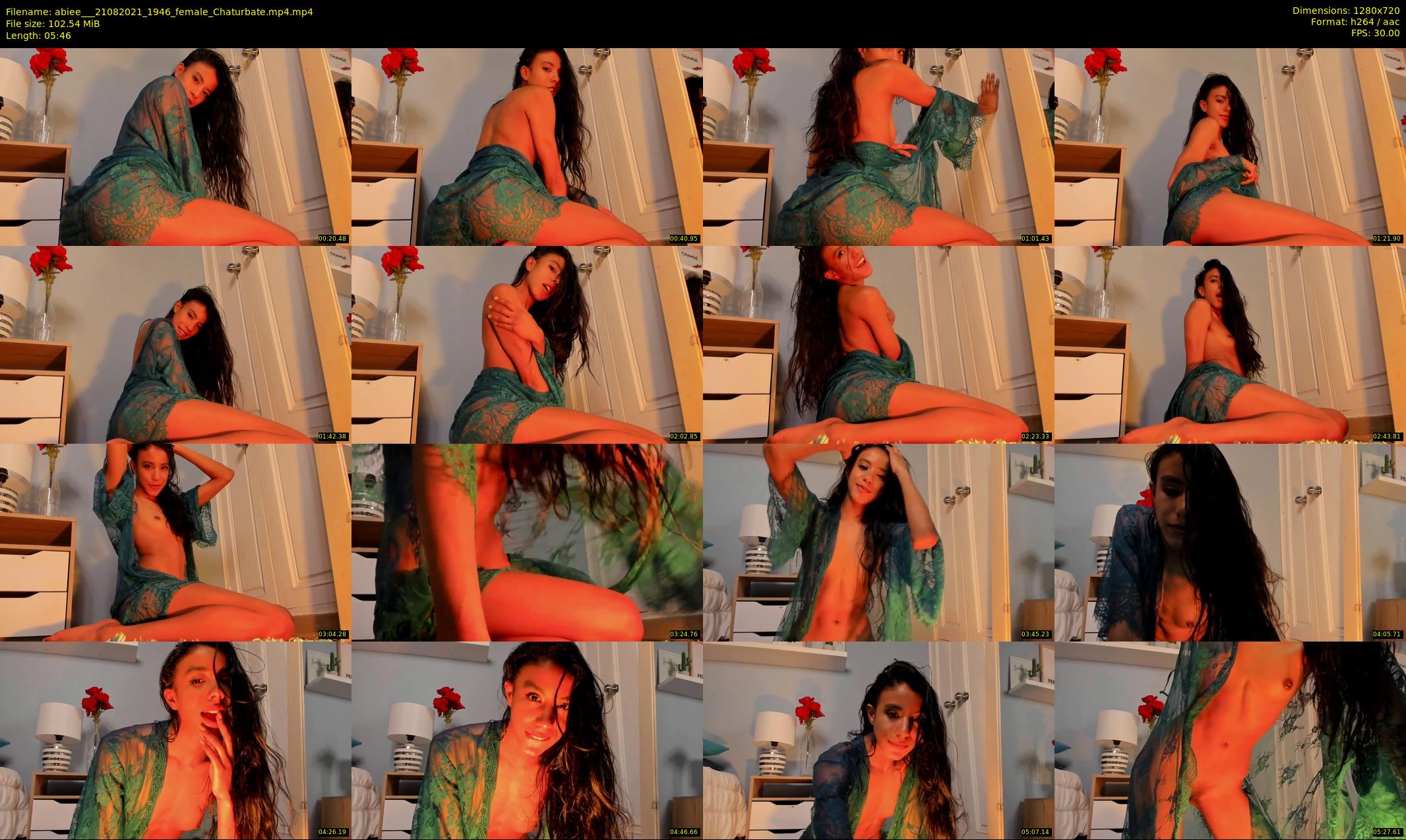 abiee__ — 6 minute Chaturbate female cam show recording, 720p, Aug 21, 2021
