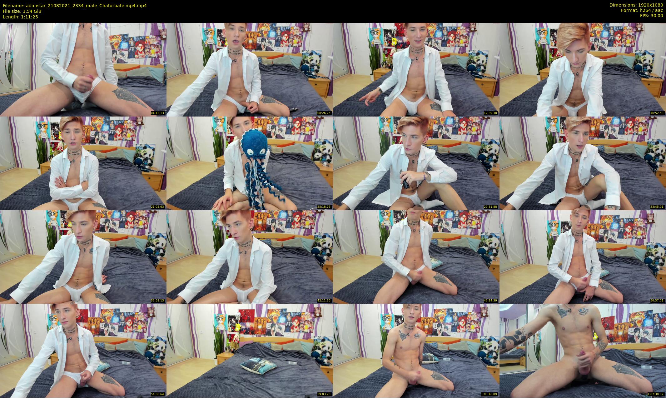 adanstar — 72 minute Chaturbate male cam show recording, 1080p, Aug 21, 2021