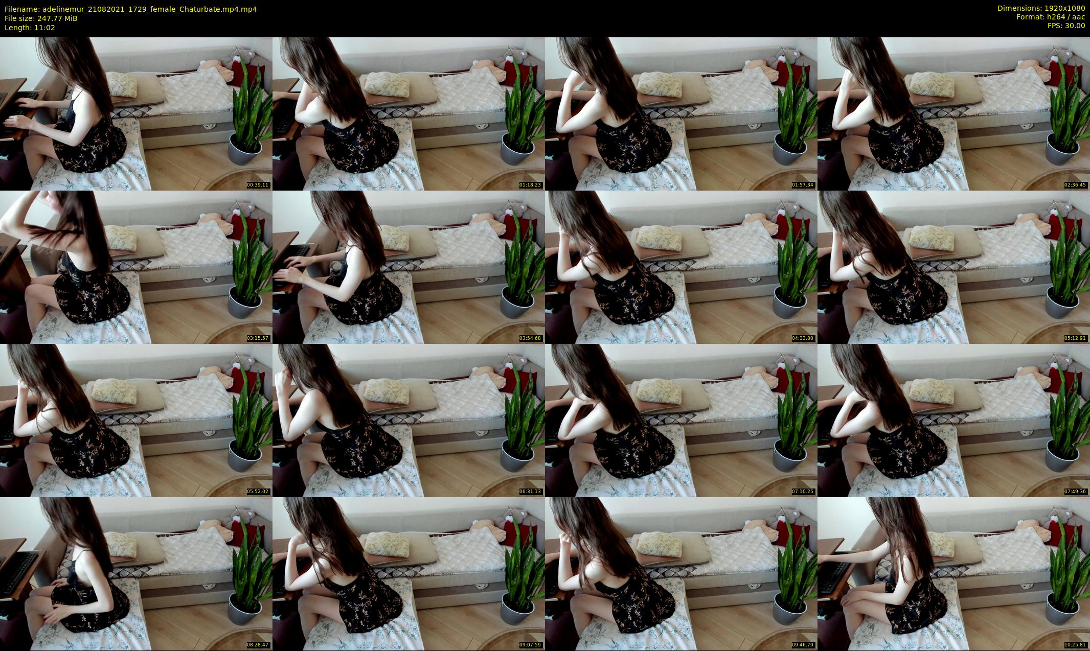 adelinemur — 12 minute Chaturbate female cam show recording, 1080p, Aug 21, 2021