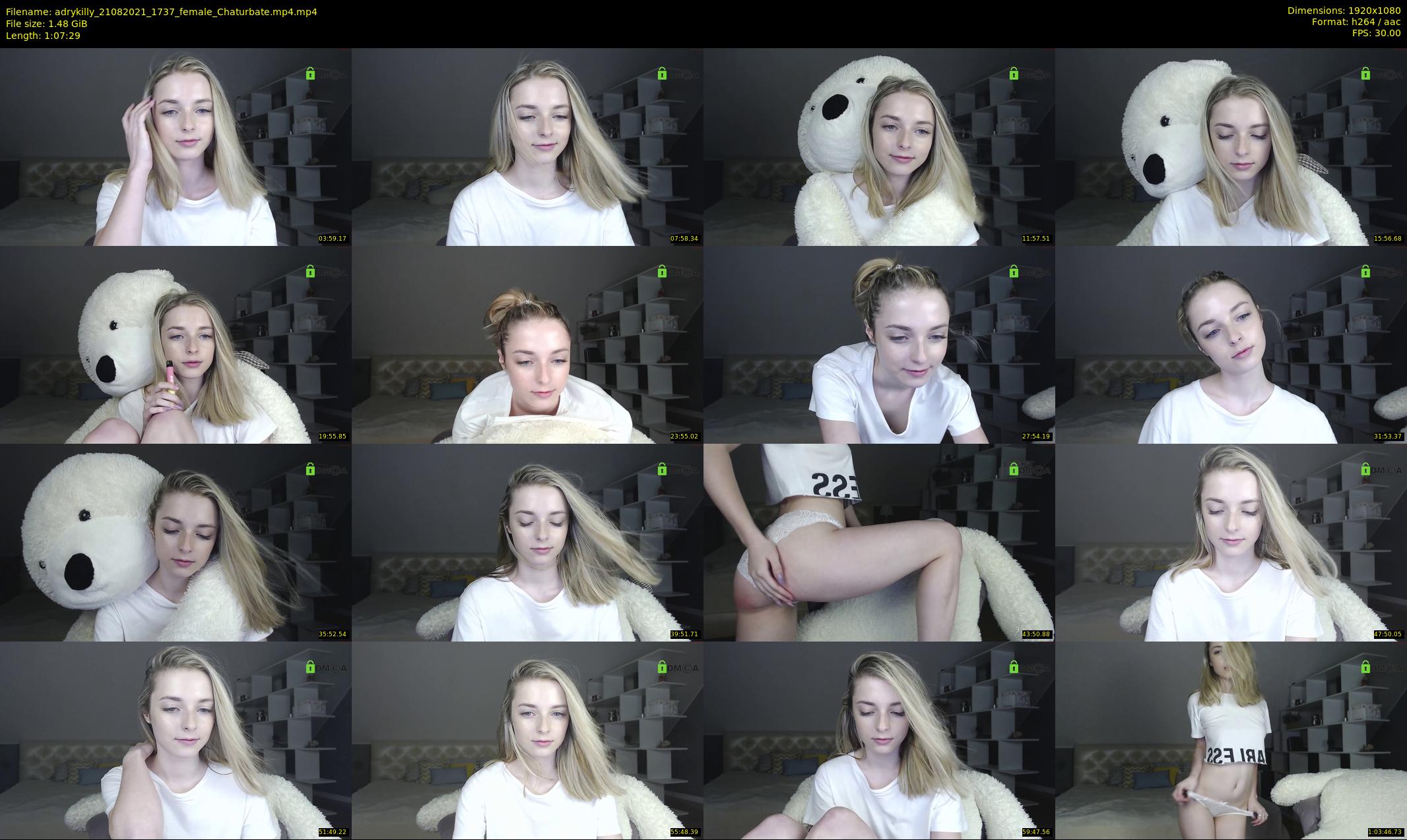 adrykilly — 68 minute Chaturbate female cam show recording, 1080p, Aug 21, 2021