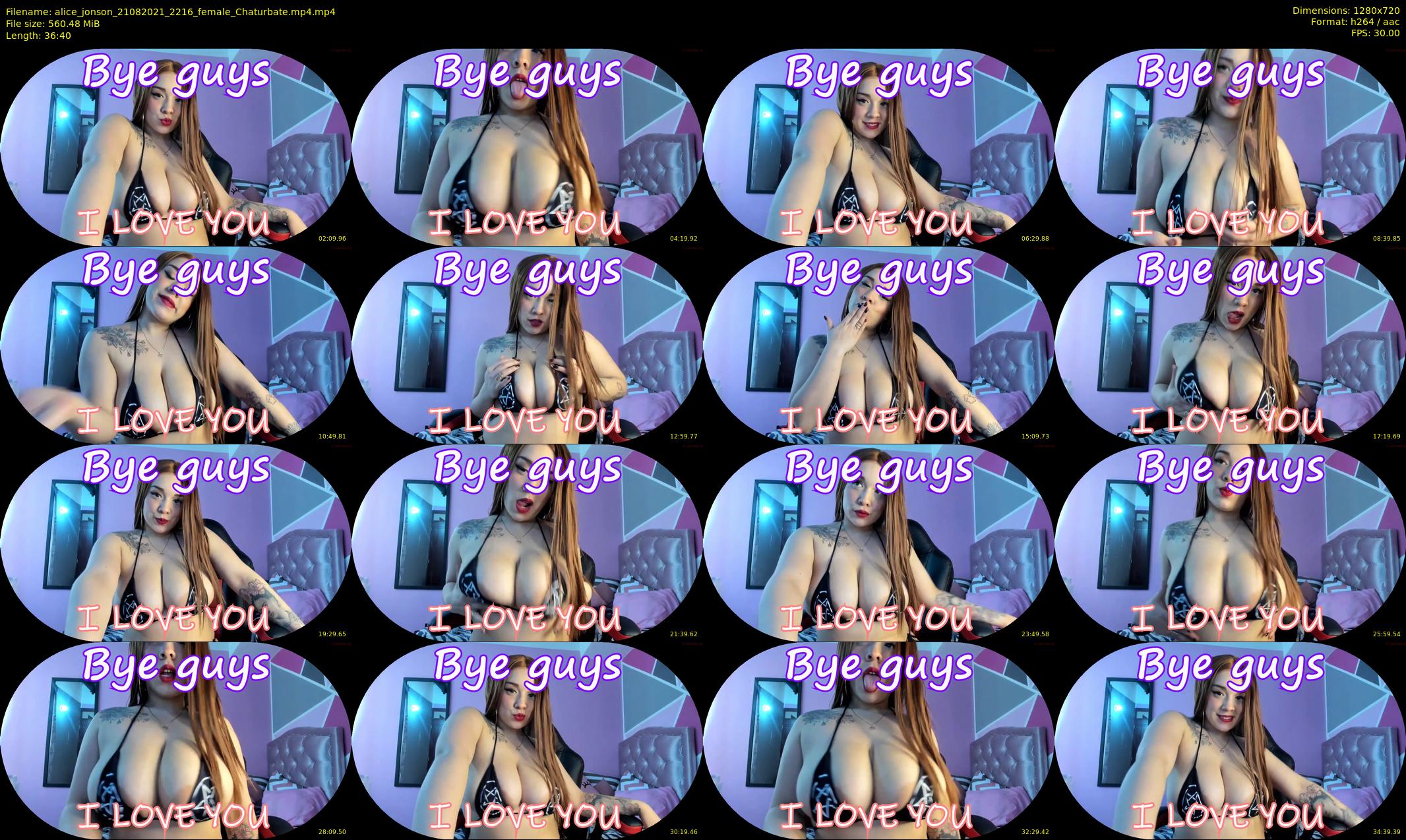 alice_jonson — 37 minute Chaturbate female cam show recording, 720p, Aug 21, 2021
