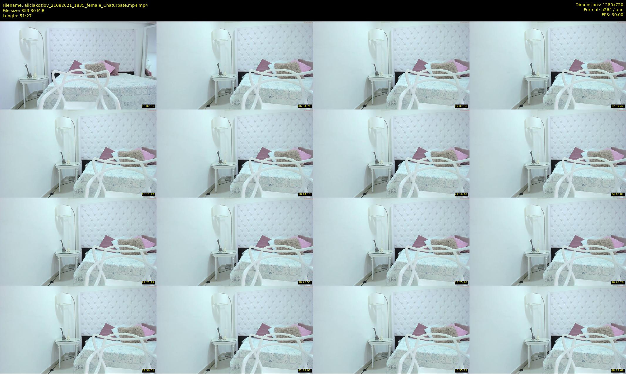 aliciakozlov — 52 minute Chaturbate female cam show recording, 720p, Aug 21, 2021