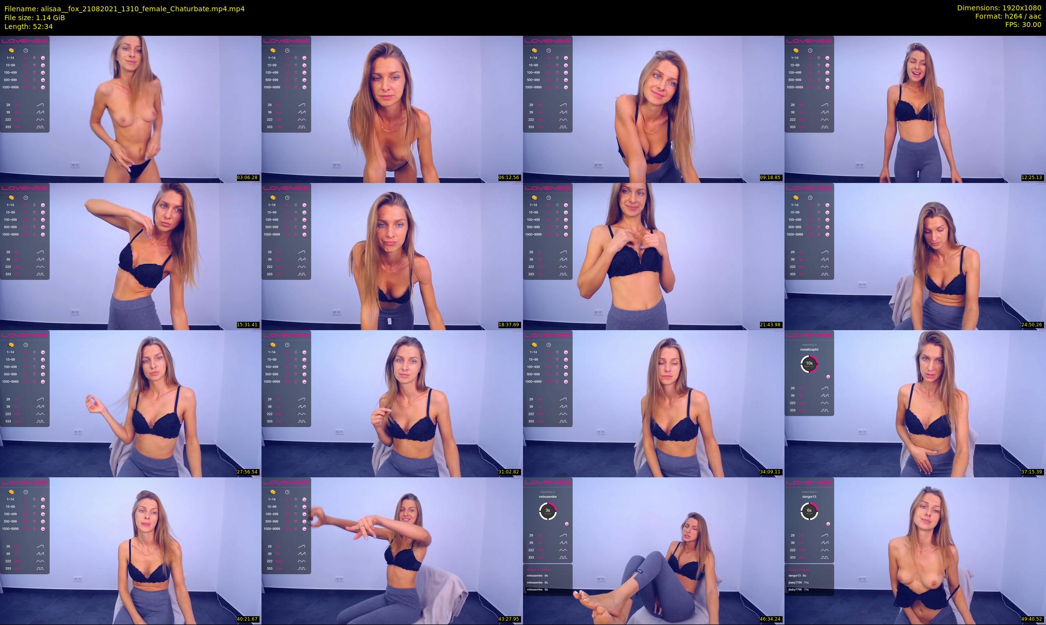 alisaa__fox — 53 minute Chaturbate female cam show recording, 1080p, Aug 21, 2021