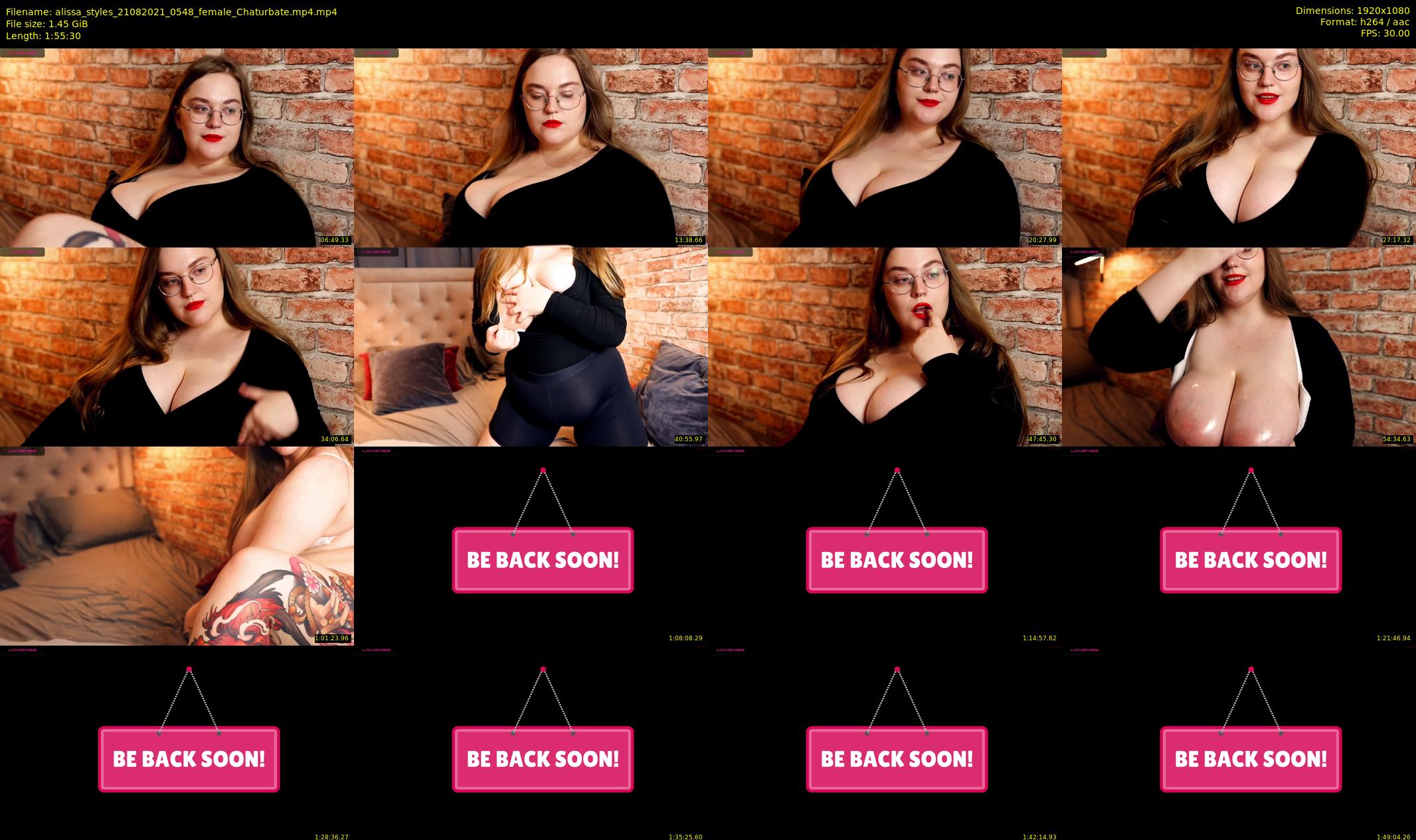 alissa_styles — 116 minute Chaturbate female cam show recording, 1080p, Aug 21, 2021