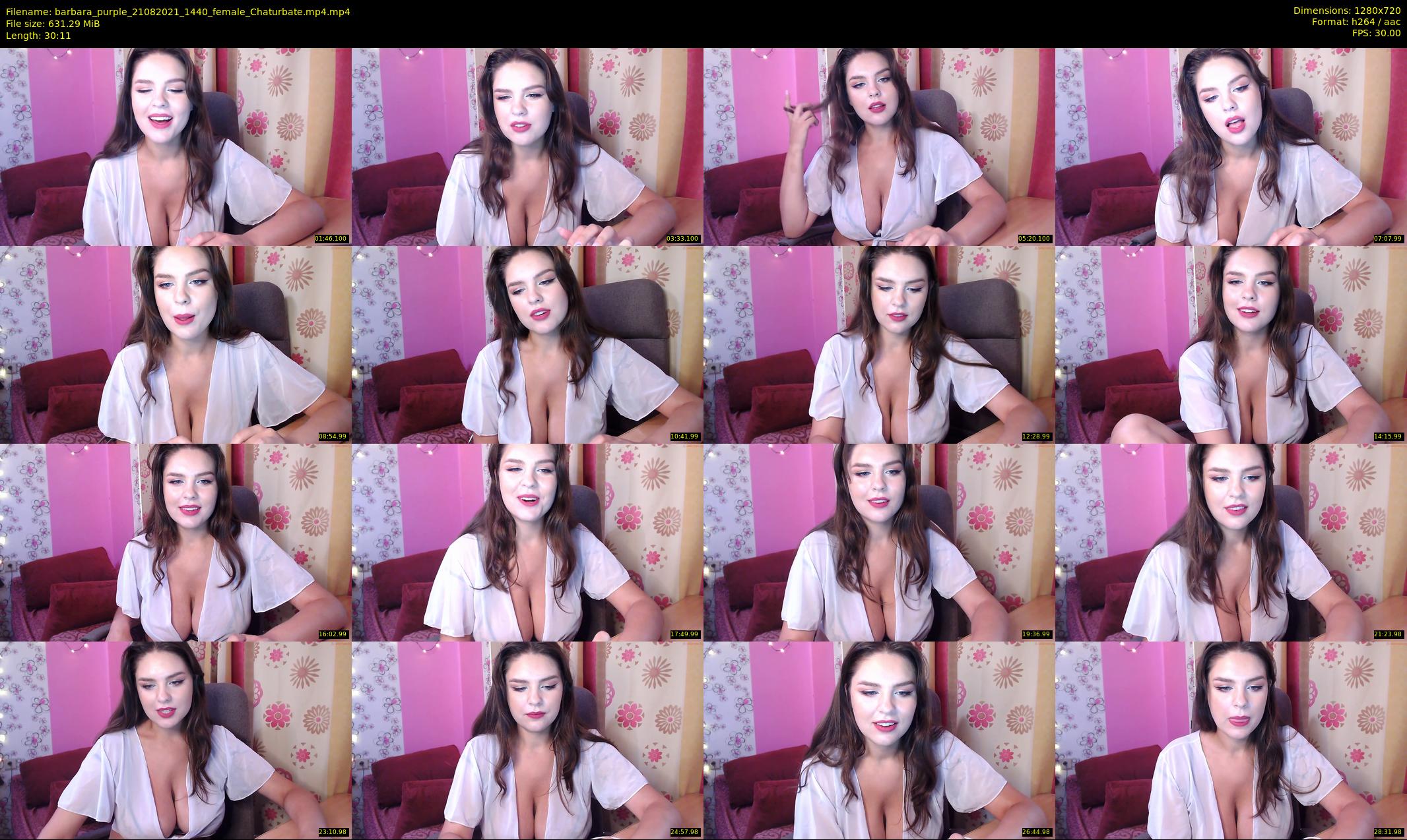 barbara_purple — 31 minute Chaturbate female cam show recording, 720p, Aug 21, 2021