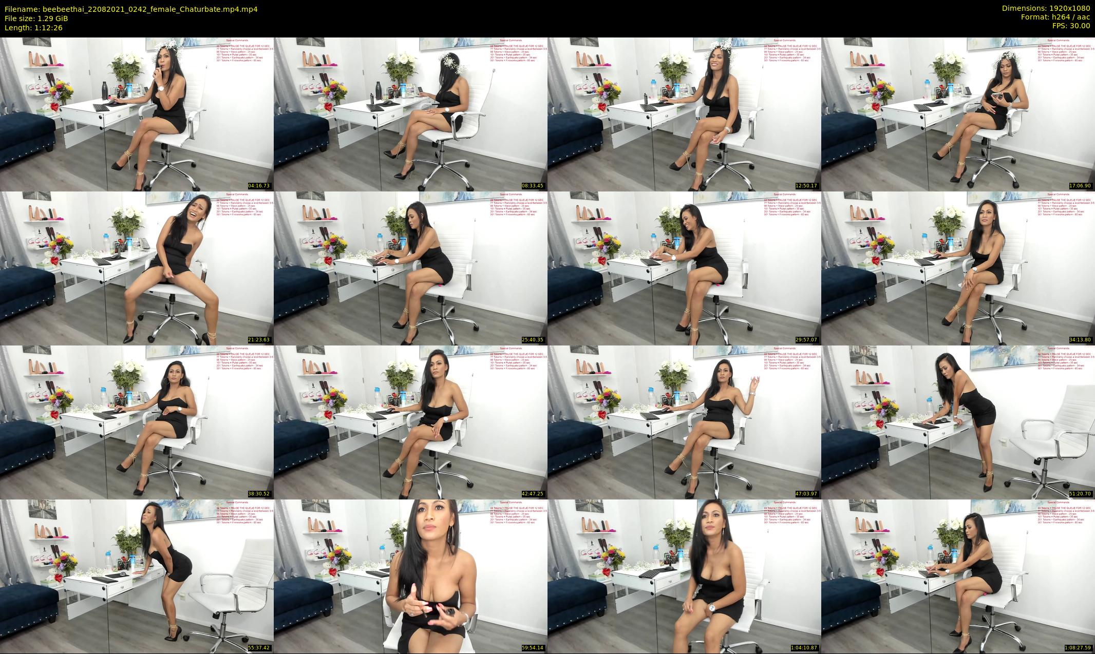 beebeethai — 73 minute Chaturbate female cam show recording, 1080p, Aug 22, 2021