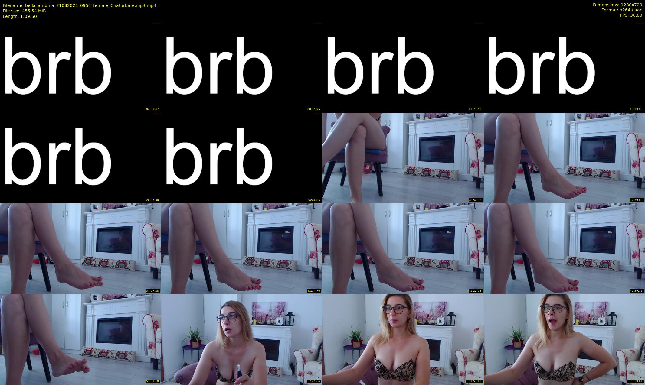 bella_antonia — 70 minute Chaturbate female cam show recording, 720p, Aug 21, 2021