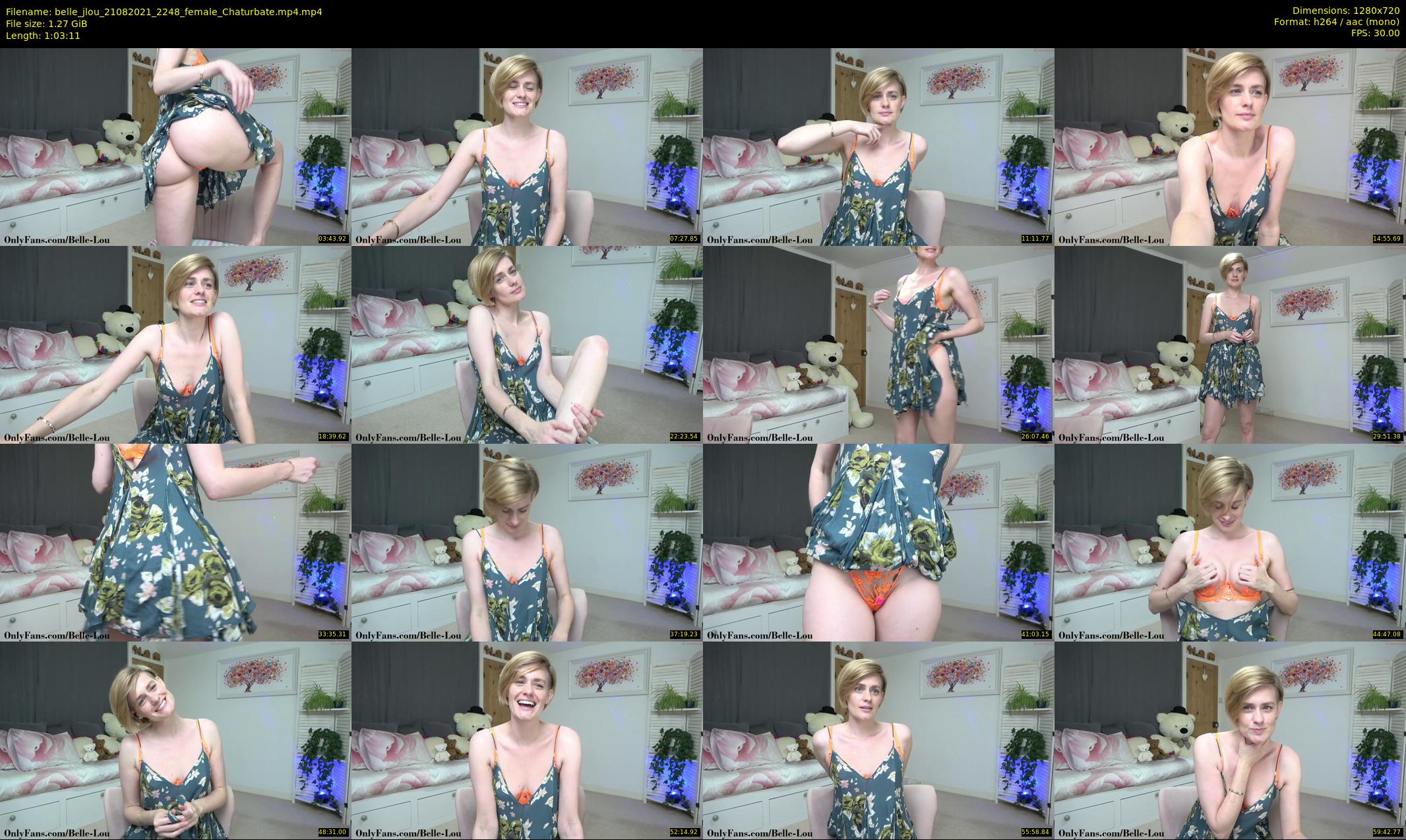 belle_jlou — 64 minute Chaturbate female cam show recording, 720p, Aug 21, 2021