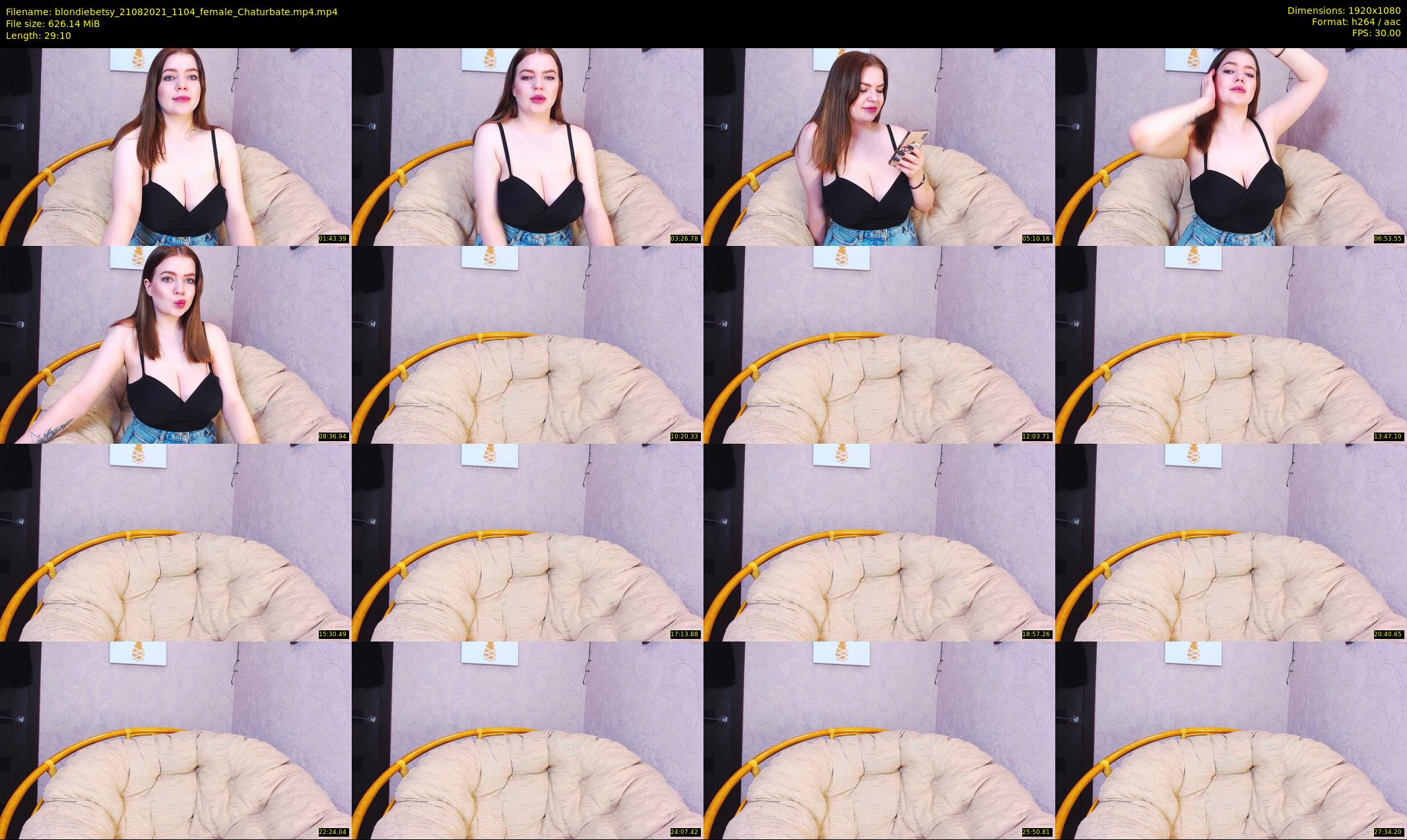 blondiebetsy — 30 minute Chaturbate female cam show recording, 1080p, Aug 21, 2021