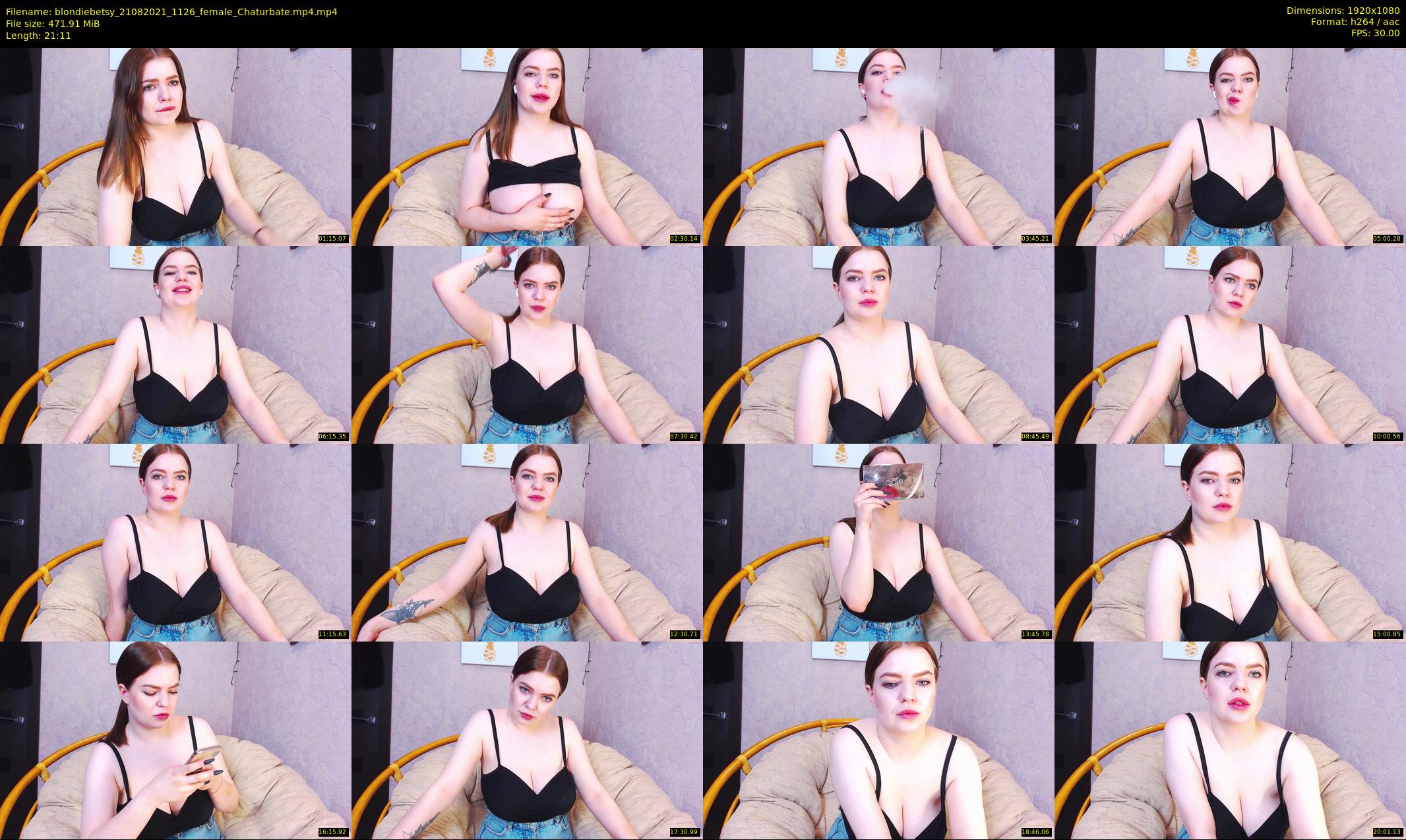 blondiebetsy — 22 minute Chaturbate female cam show recording, 1080p, Aug 21, 2021