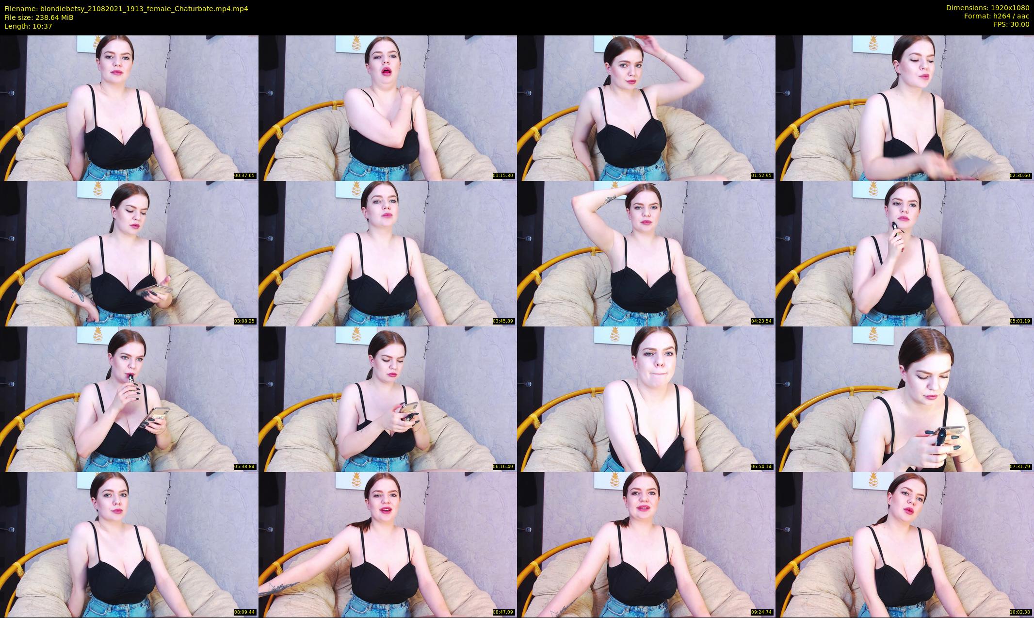 blondiebetsy — 11 minute Chaturbate female cam show recording, 1080p, Aug 21, 2021