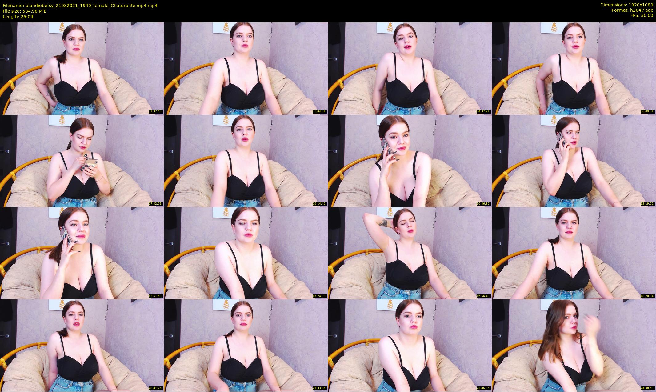 blondiebetsy — 27 minute Chaturbate female cam show recording, 1080p, Aug 21, 2021