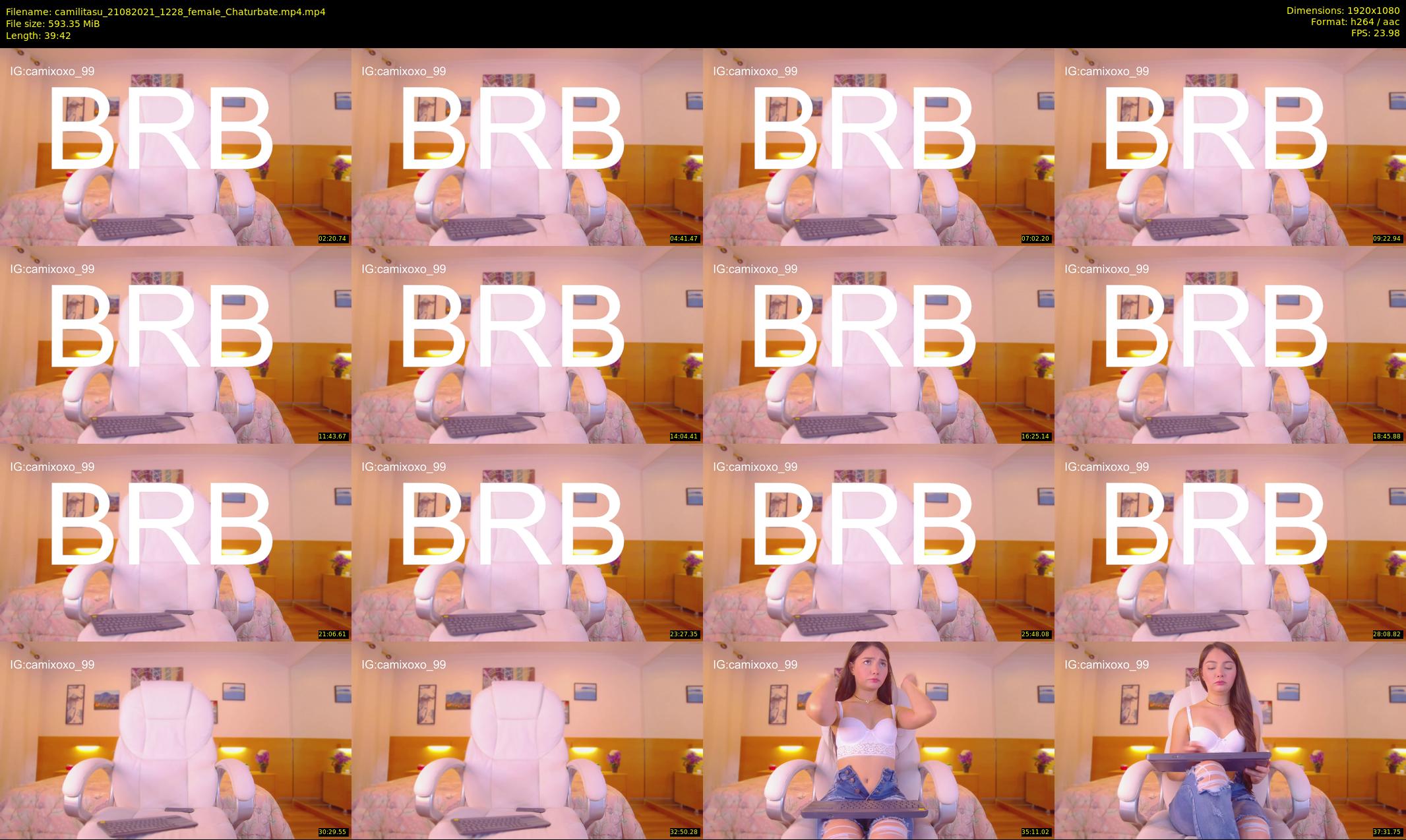 camilitasu — 40 minute Chaturbate female cam show recording, 1080p, Aug 21, 2021